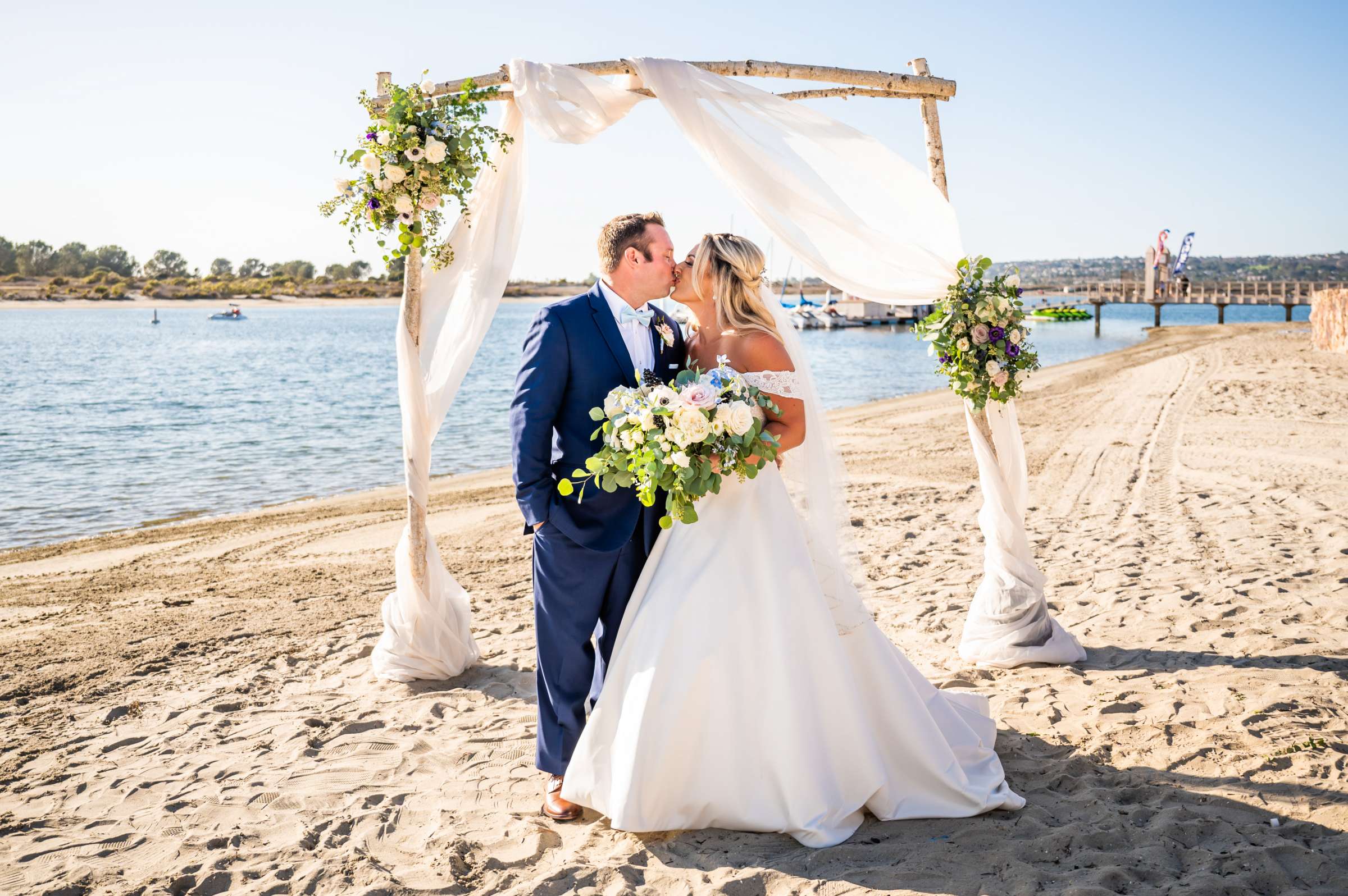 San Diego Mission Bay Resort Wedding coordinated by Type A Soiree Events, Grete and Brandon Wedding Photo #46 by True Photography