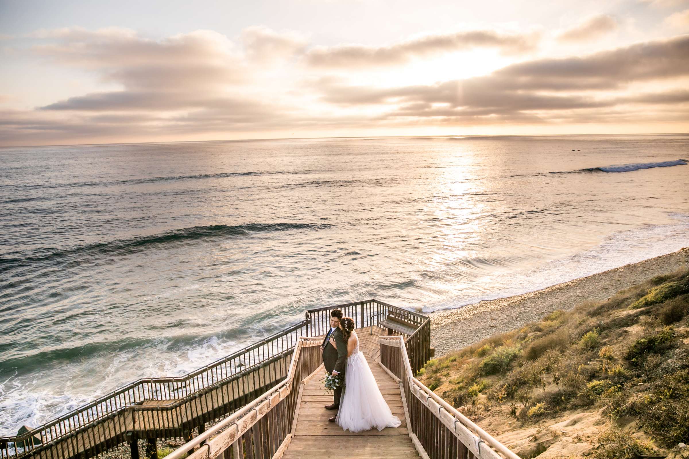 Cape Rey Carlsbad, A Hilton Resort Wedding coordinated by Moments Remembered Events, Kimberly and Florent Wedding Photo #1 by True Photography