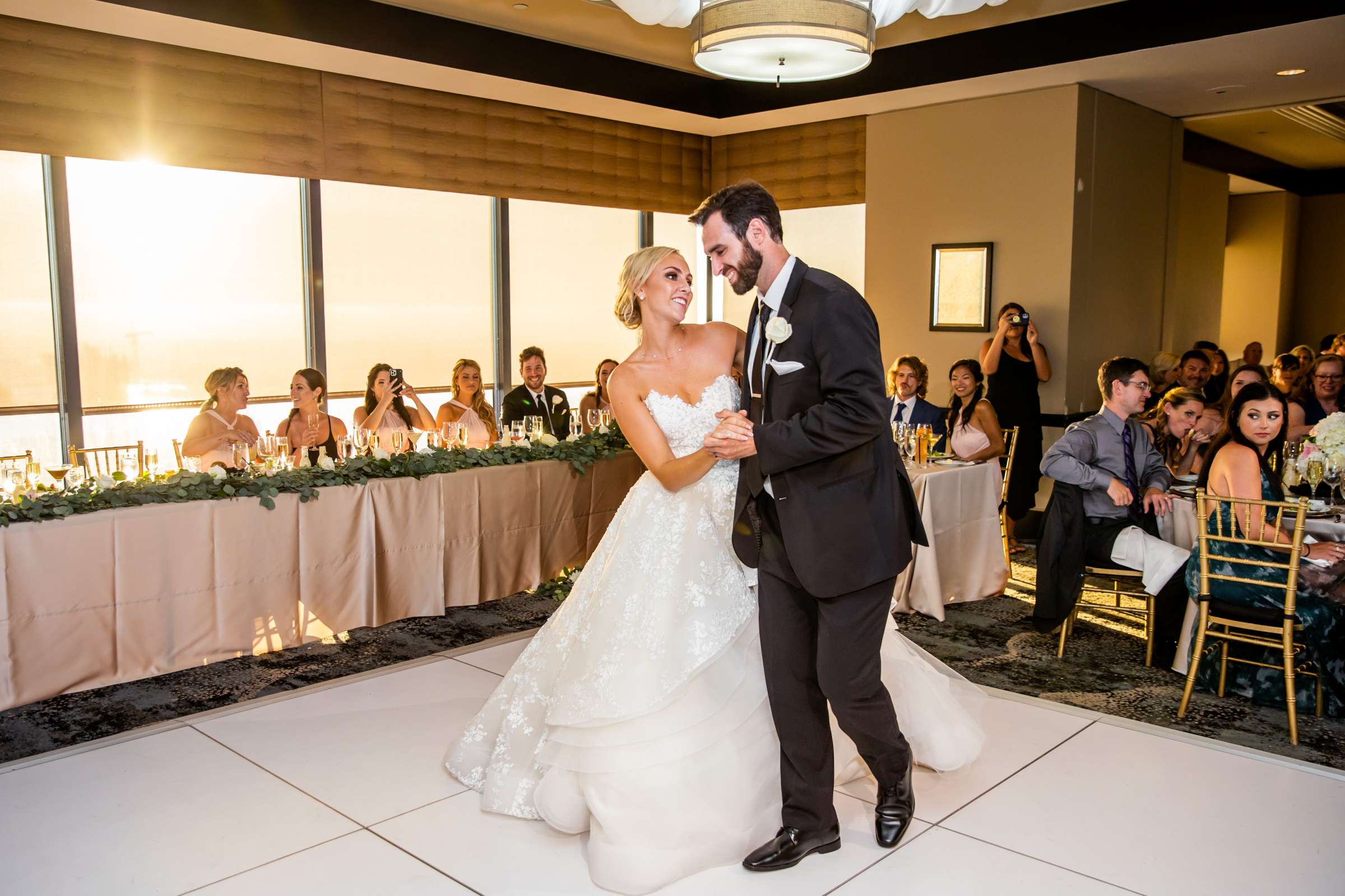 The University Club Atop Symphony Towers Wedding coordinated by Paper Jewels Events, Katelin and Rj Wedding Photo #18 by True Photography
