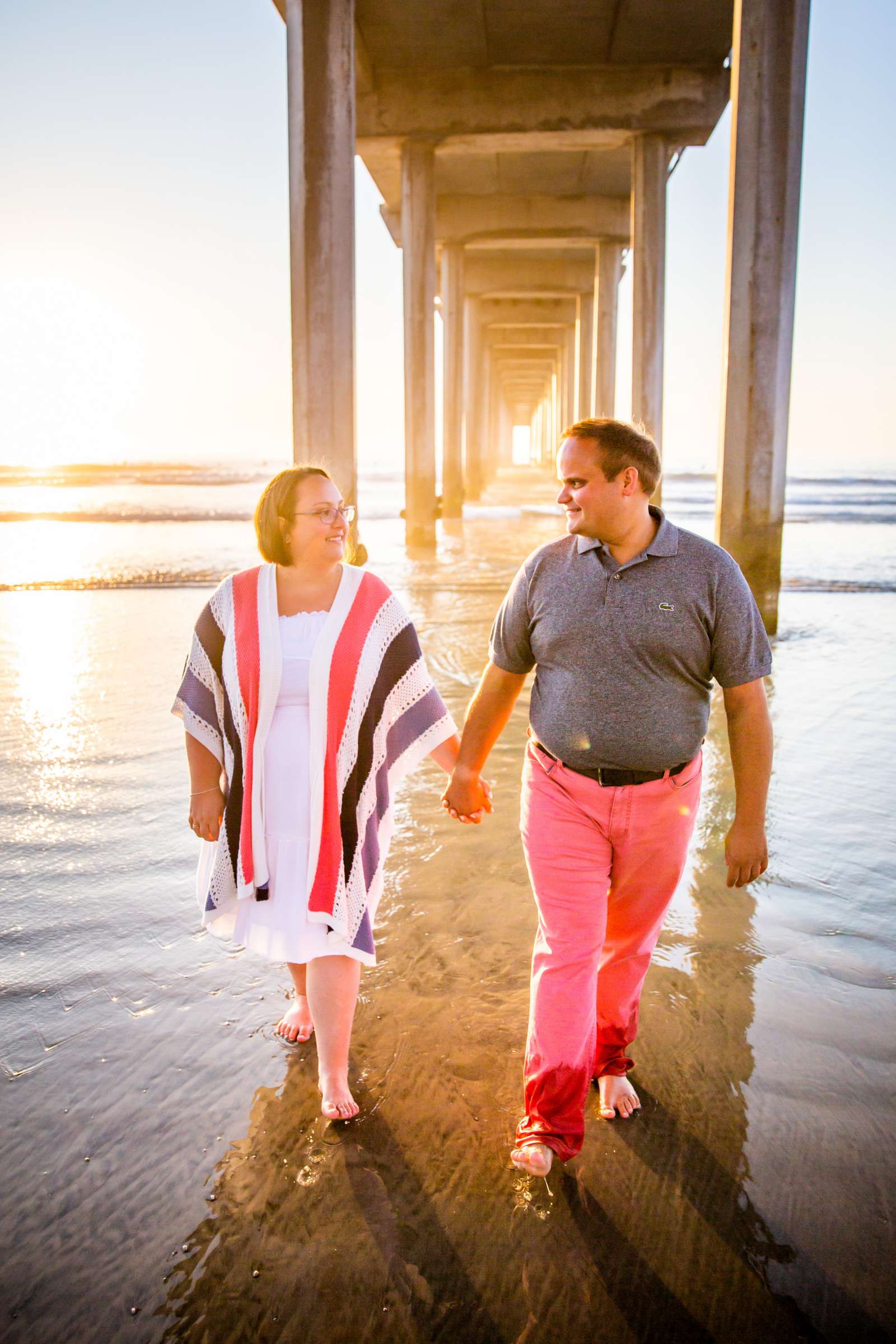 Scripps Seaside Forum Engagement, Candice and Jason Engagement Photo #12 by True Photography