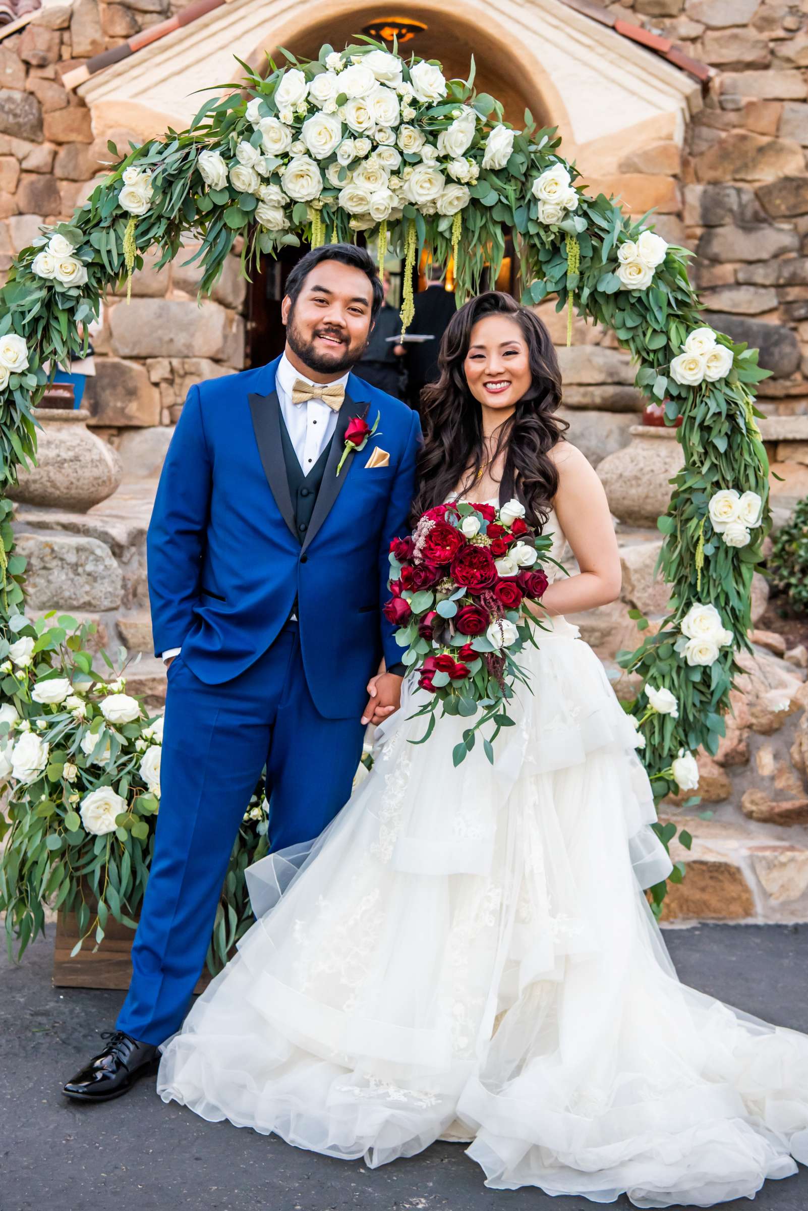 Mt Woodson Castle Wedding coordinated by Personal Touch Dining, Denise and Arbj Wedding Photo #3 by True Photography