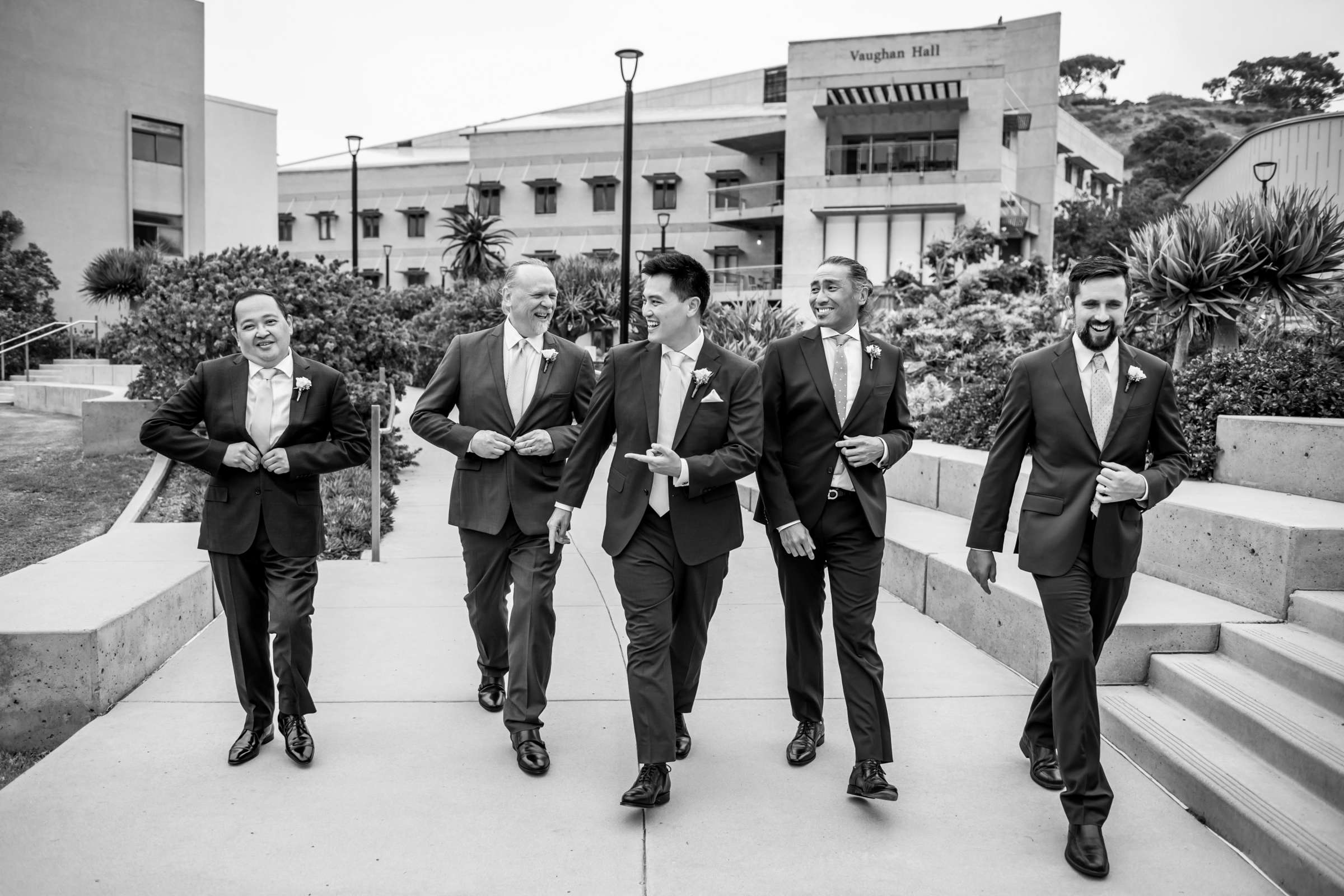Scripps Seaside Forum Wedding coordinated by Willmus Weddings, Quynh and Tyler Wedding Photo #6 by True Photography