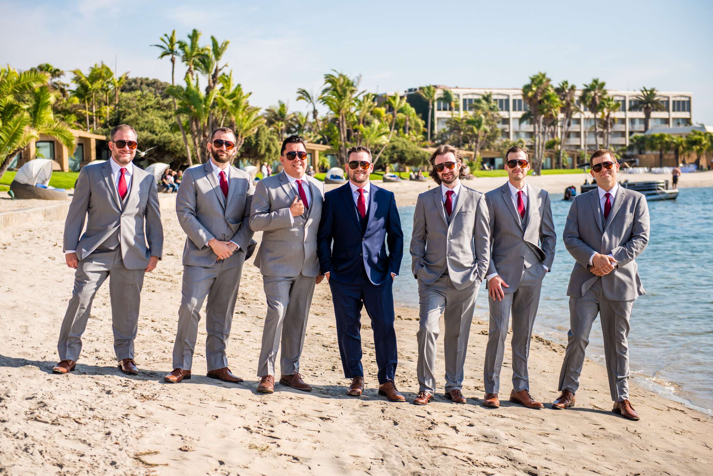Bahia Hotel Wedding coordinated by Events Inspired SD, Melissa and Jeff Wedding Photo #29 by True Photography