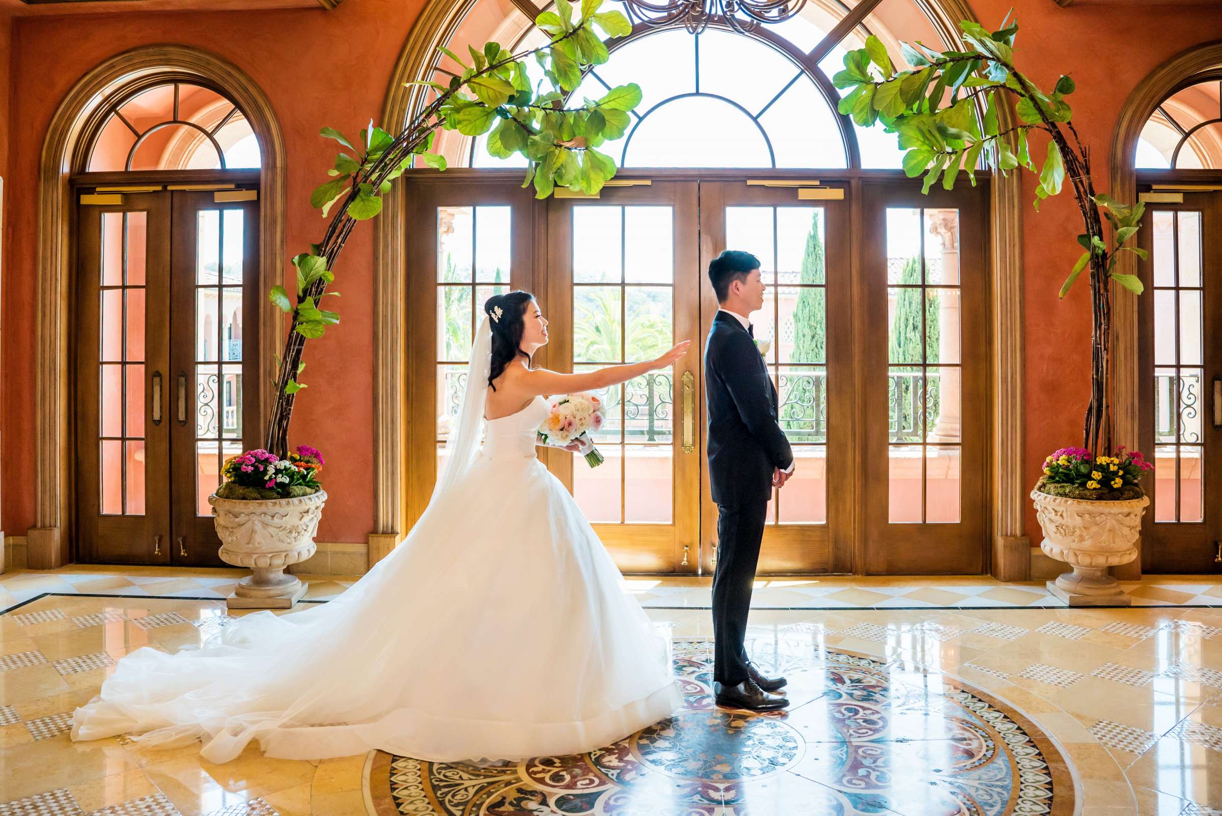 Fairmont Grand Del Mar Wedding coordinated by First Comes Love Weddings & Events, Sibo and David Wedding Photo #636721 by True Photography
