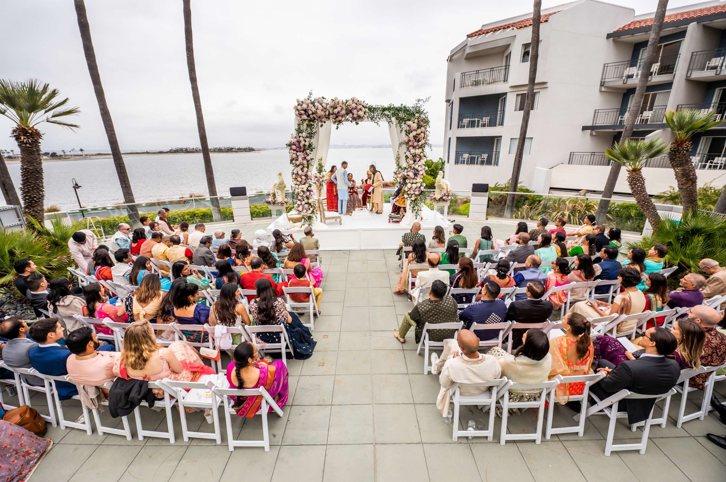 Loews Coronado Bay Resort Wedding coordinated by SD Weddings by Gina, Jenny and Anish Wedding Photo #82 by True Photography