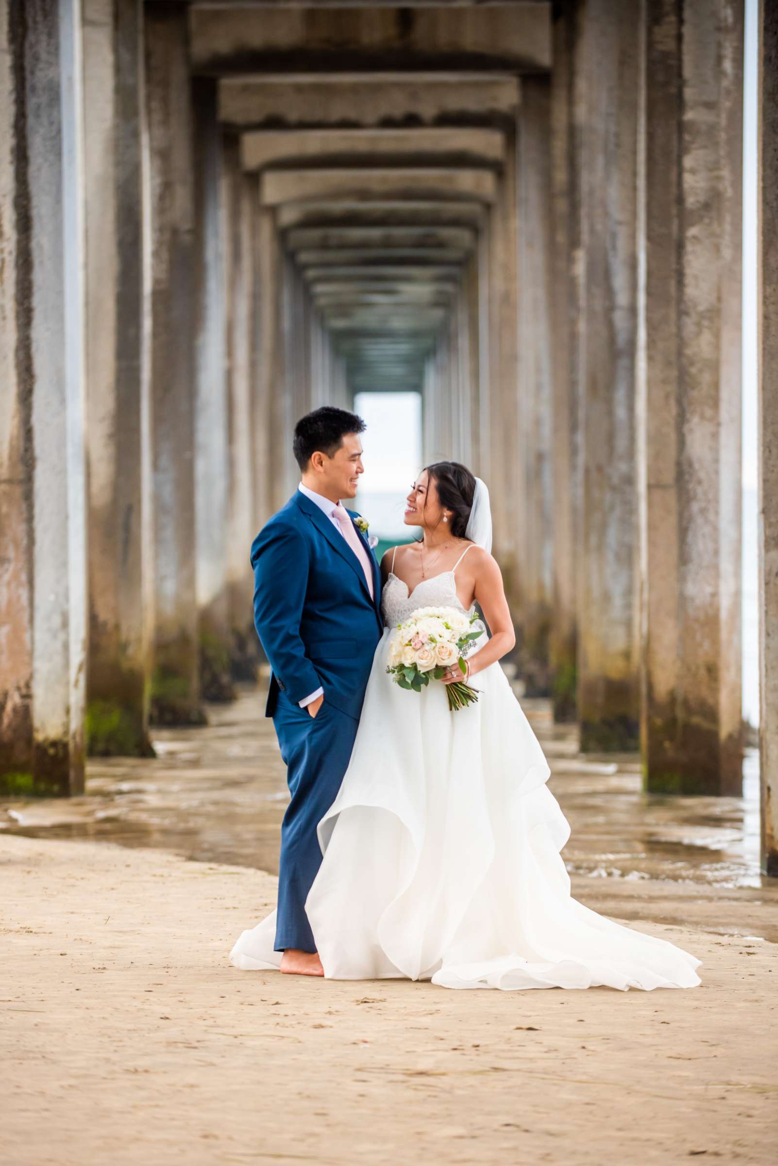 Scripps Seaside Forum Wedding coordinated by Willmus Weddings, Quynh and Tyler Wedding Photo #126 by True Photography