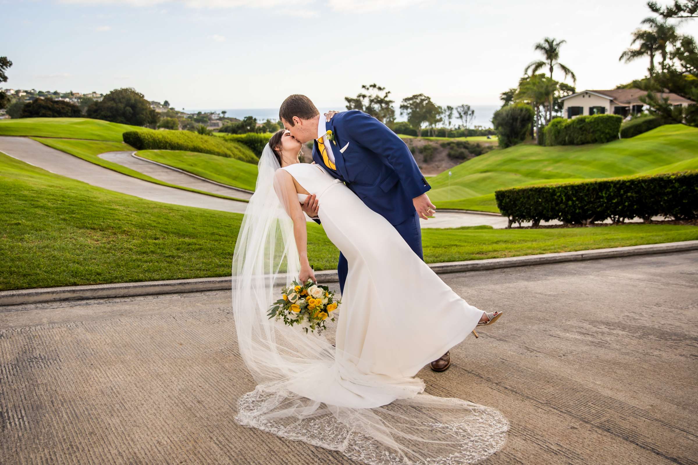 La Jolla Country Club Wedding coordinated by Creative Occasions, Abby and Steven Wedding Photo #3 by True Photography