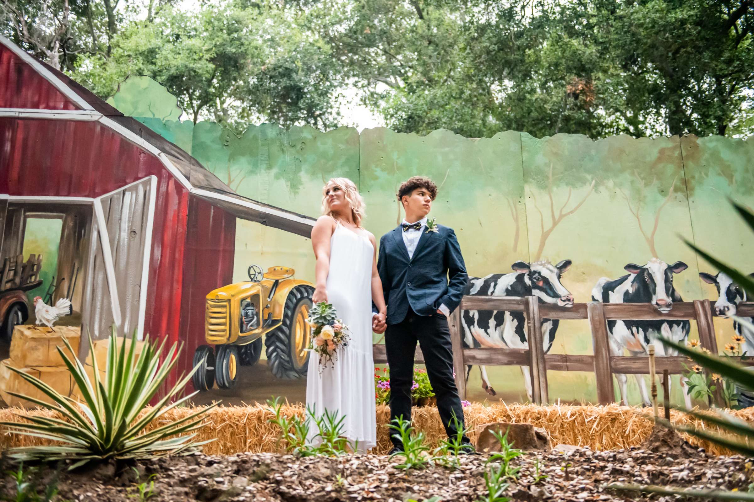 Shadybrook Farmhouse Wedding, Young Love Wedding Photo #7 by True Photography