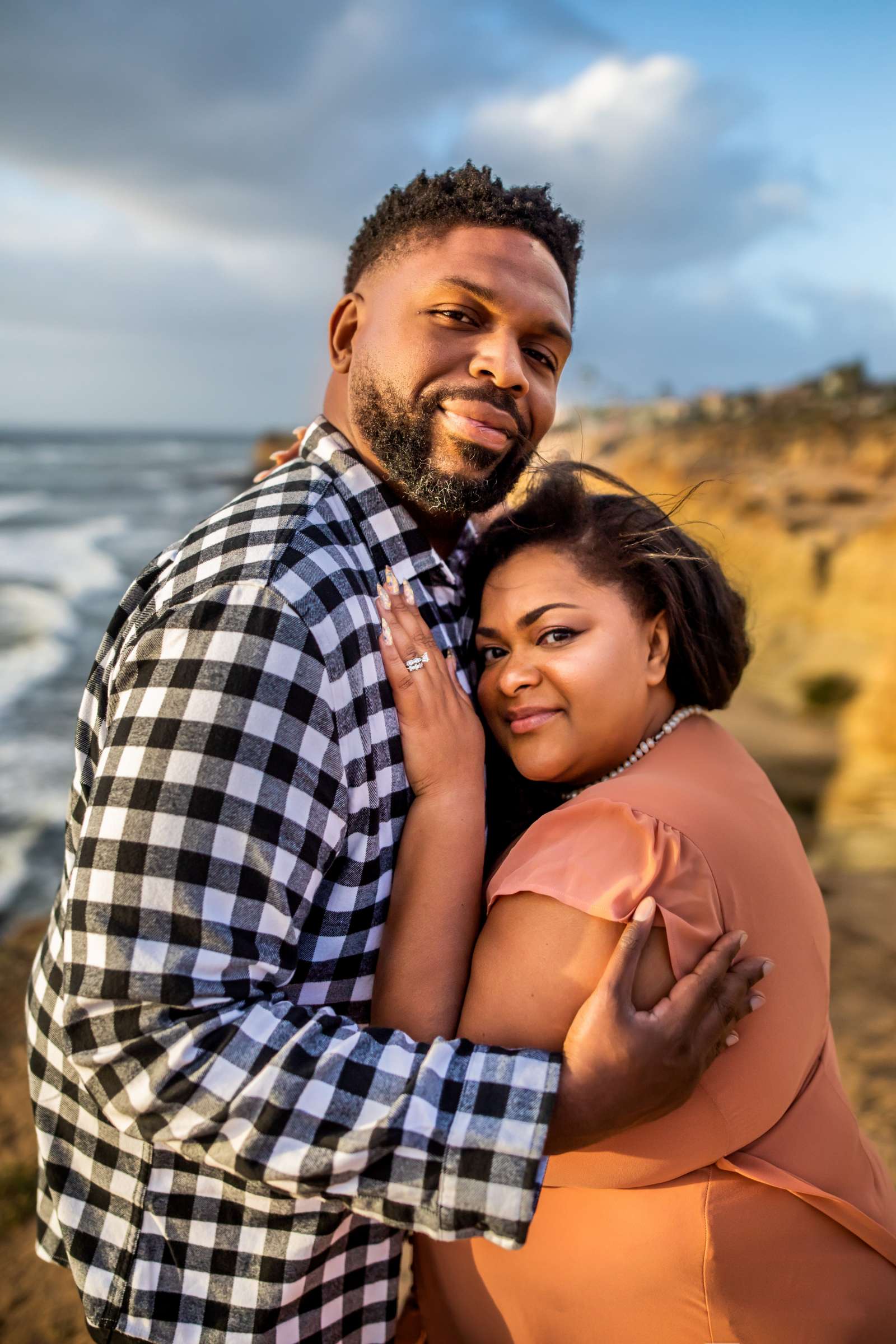 Sunset Cliffs Engagement, Jessica and Michael Engagement Photo #20 by True Photography