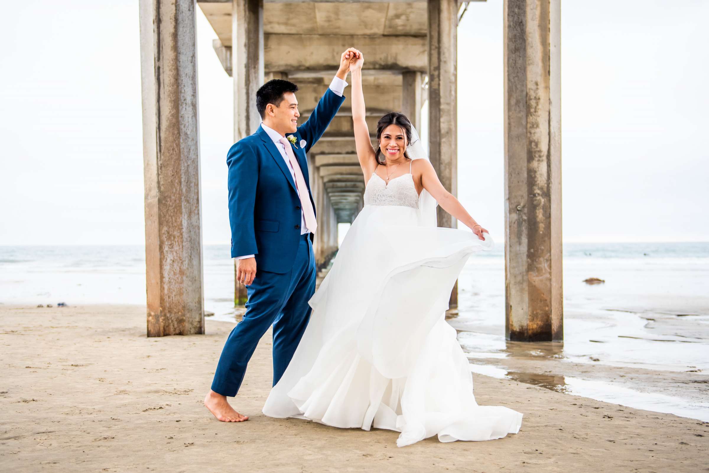 Scripps Seaside Forum Wedding coordinated by Willmus Weddings, Quynh and Tyler Wedding Photo #129 by True Photography