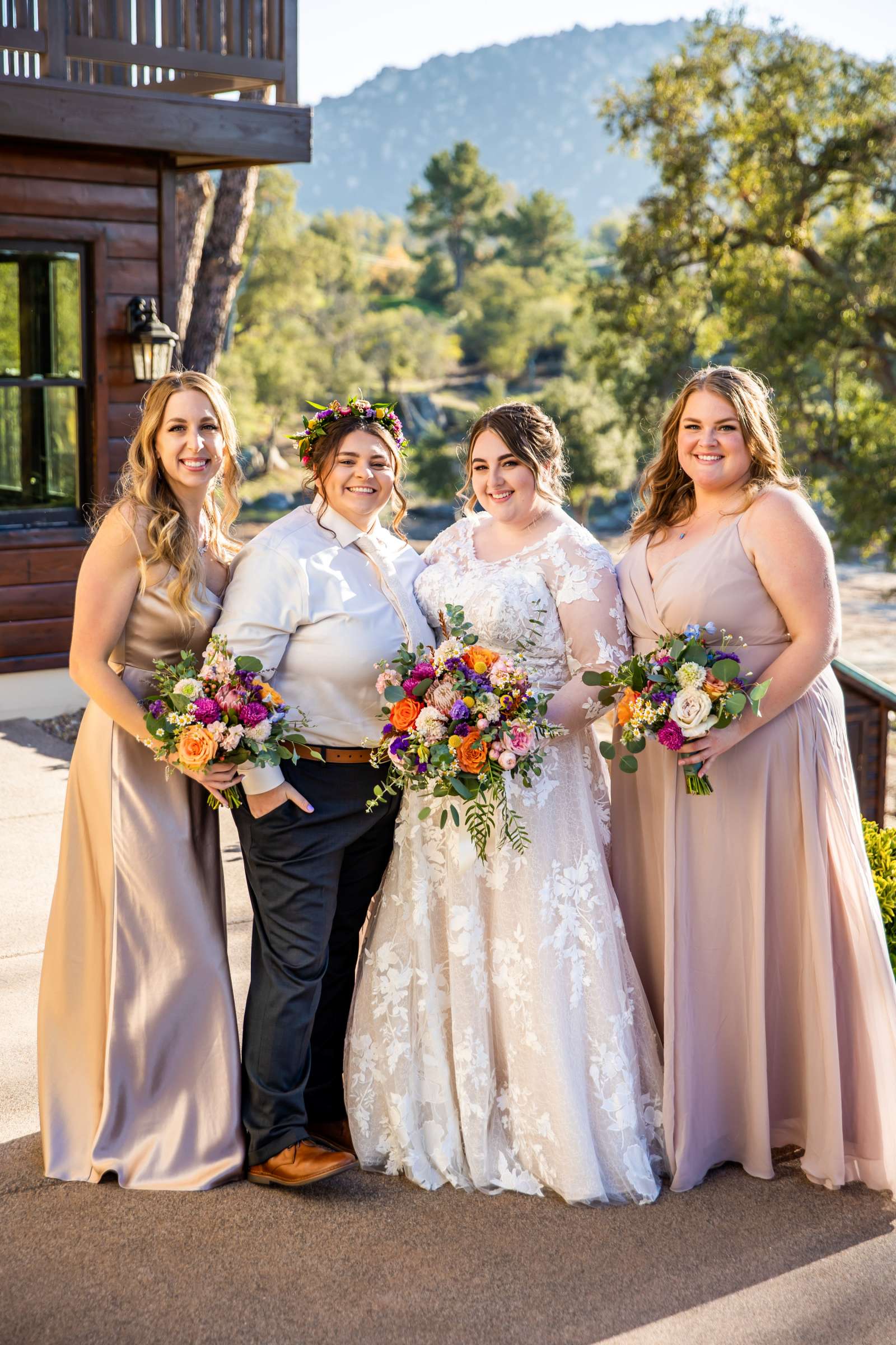 Mt Woodson Castle Wedding coordinated by Personal Touch Dining, Courtney and Aly Wedding Photo #43 by True Photography