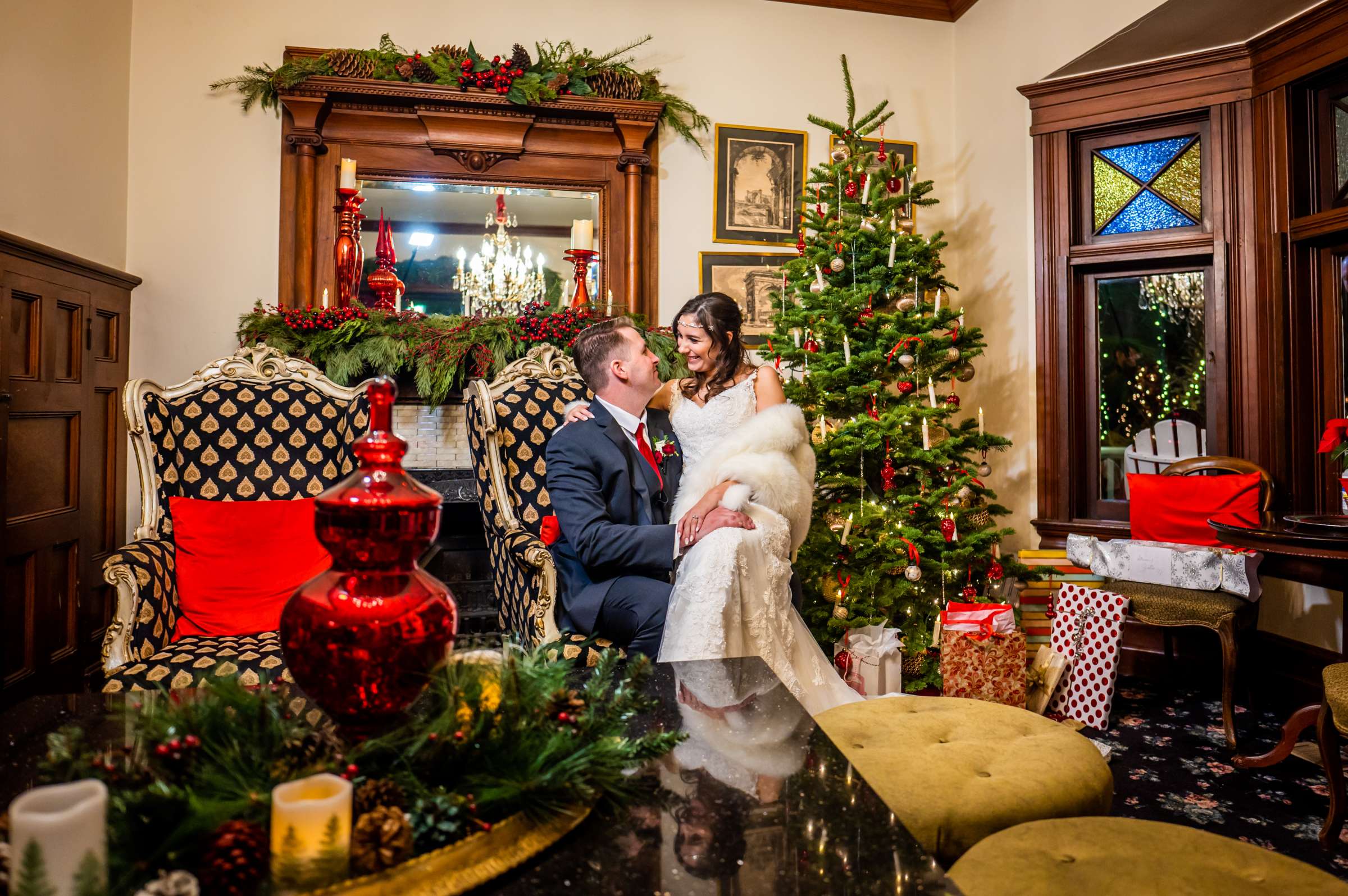 Christmas House Inn & Gardens Wedding, Julia and Steven Wedding Photo #5 by True Photography
