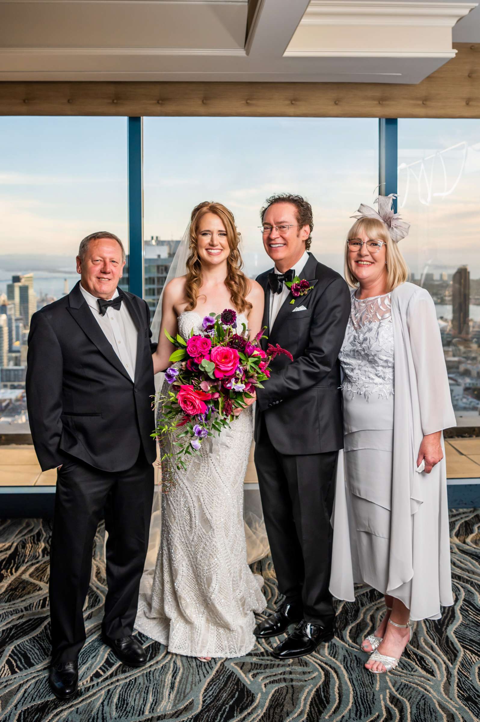 The University Club Atop Symphony Towers Wedding coordinated by Events Inspired SD, Sarah and Joseph Wedding Photo #81 by True Photography