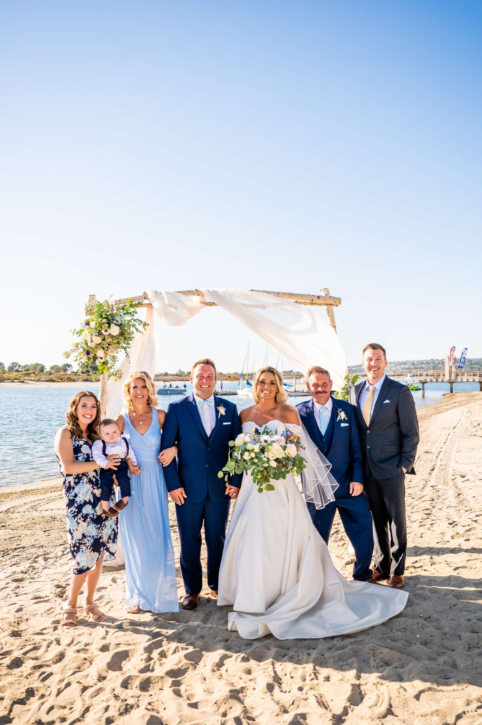 San Diego Mission Bay Resort Wedding coordinated by Type A Soiree Events, Grete and Brandon Wedding Photo #37 by True Photography
