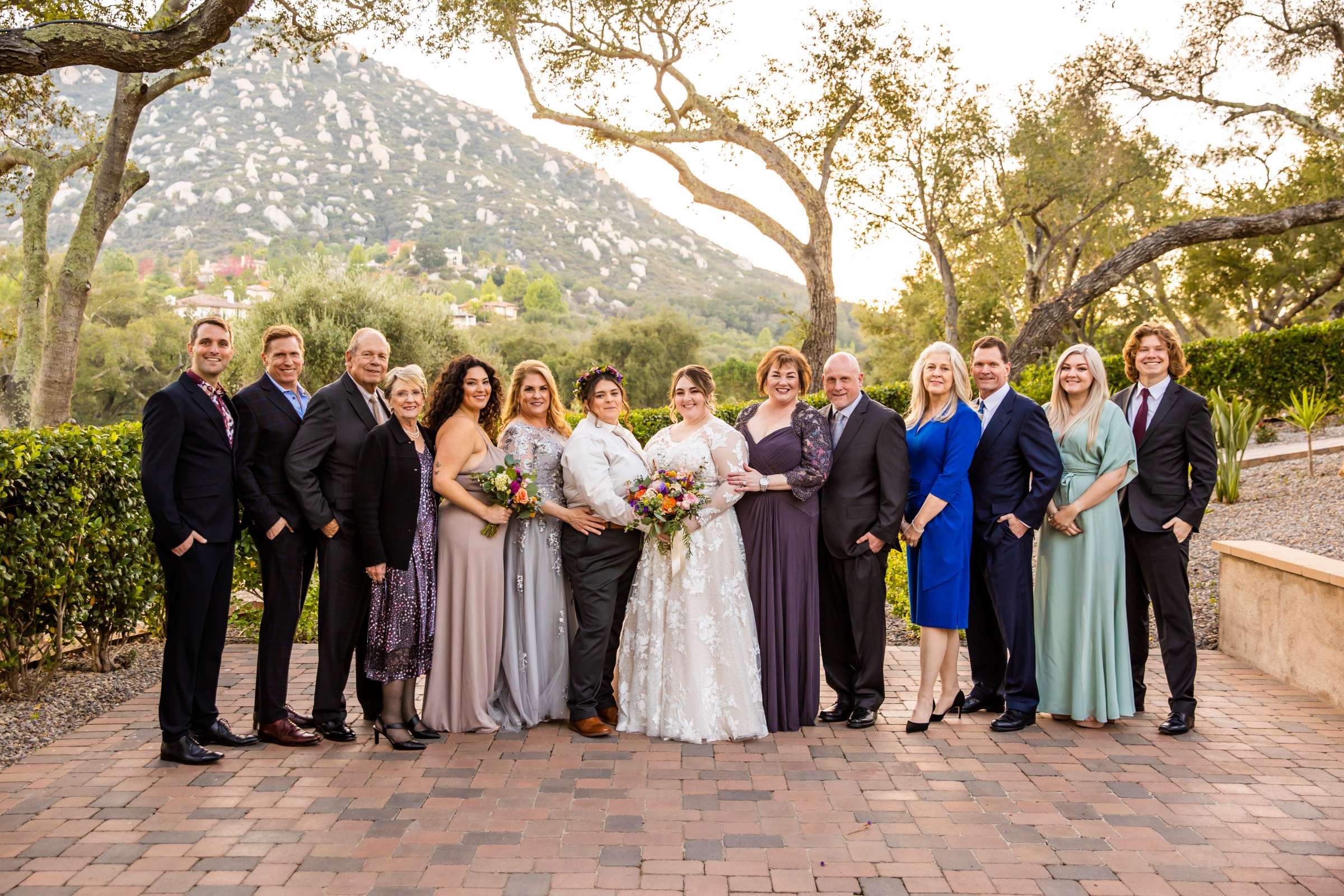 Mt Woodson Castle Wedding coordinated by Personal Touch Dining, Courtney and Aly Wedding Photo #110 by True Photography