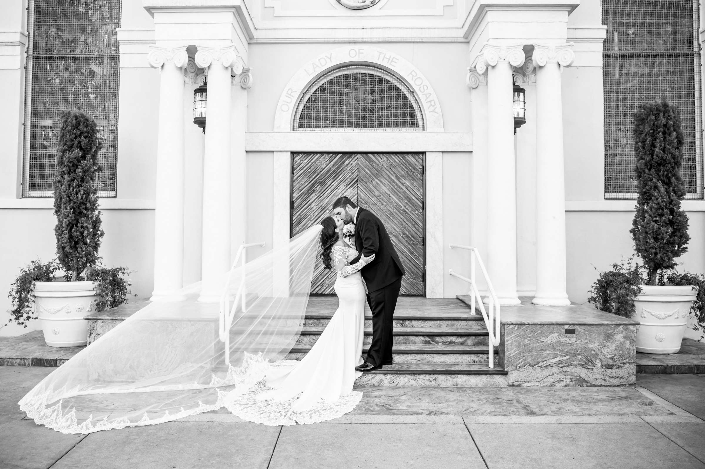 Our Lady of the Rosary Wedding coordinated by Events Inspired SD, Amanda and Phillip Wedding Photo #122 by True Photography
