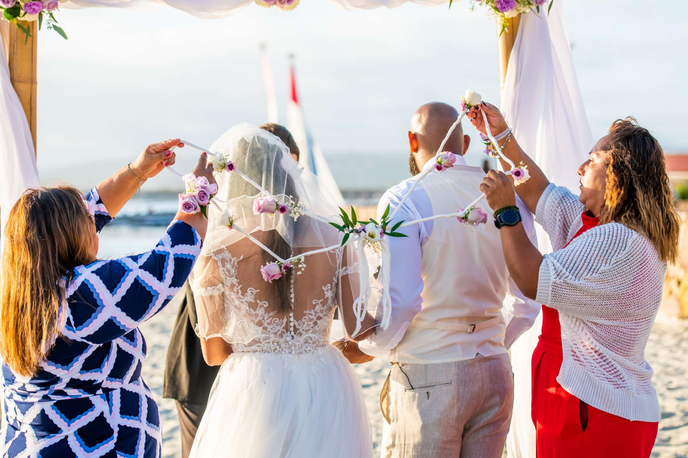 San Diego Mission Bay Resort Wedding coordinated by Elements of Style, Ana and Bobby Wedding Photo #52 by True Photography