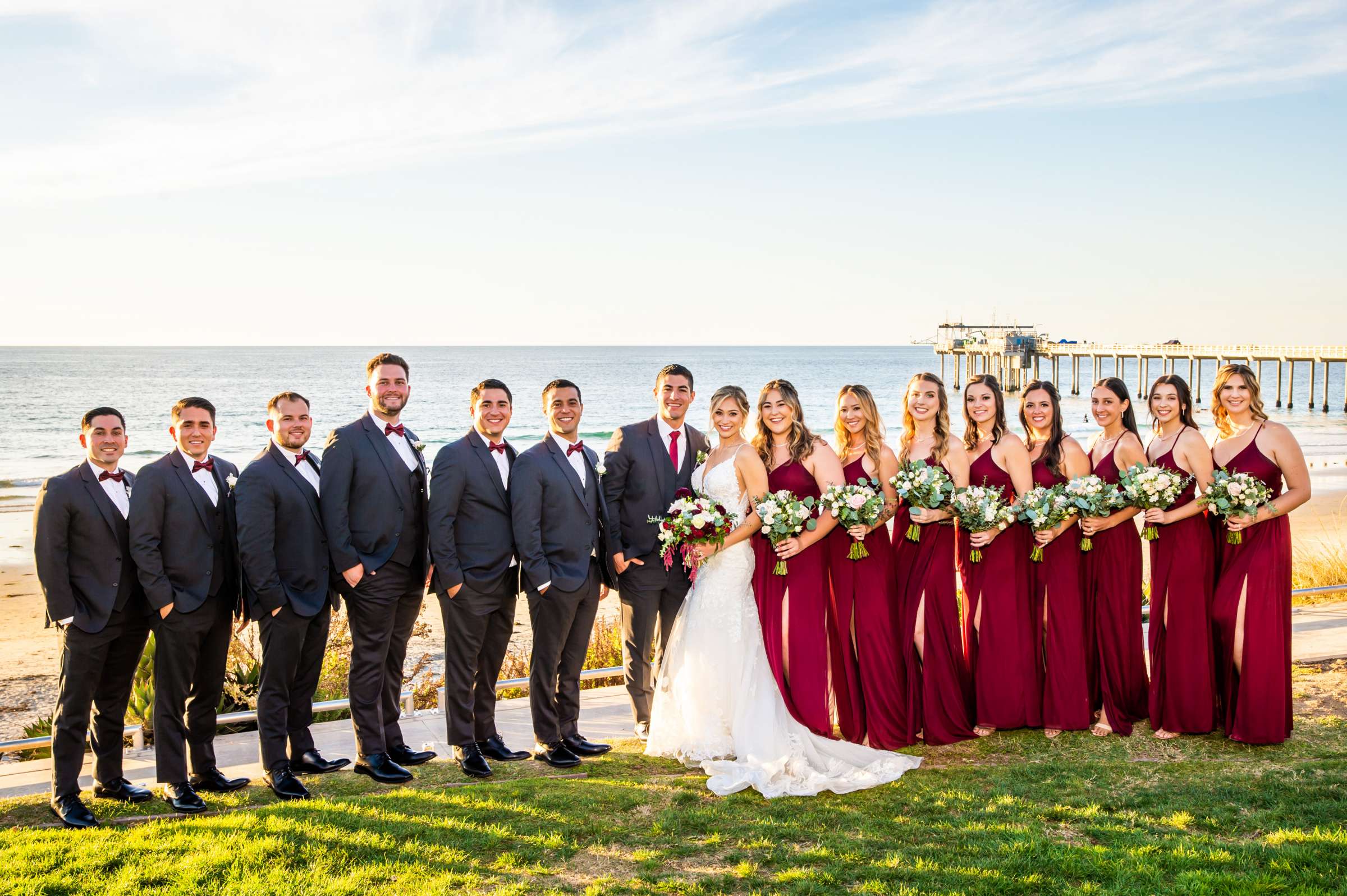 Scripps Seaside Forum Wedding coordinated by The Abbey Catering, Jaclyn and Tyler Wedding Photo #72 by True Photography
