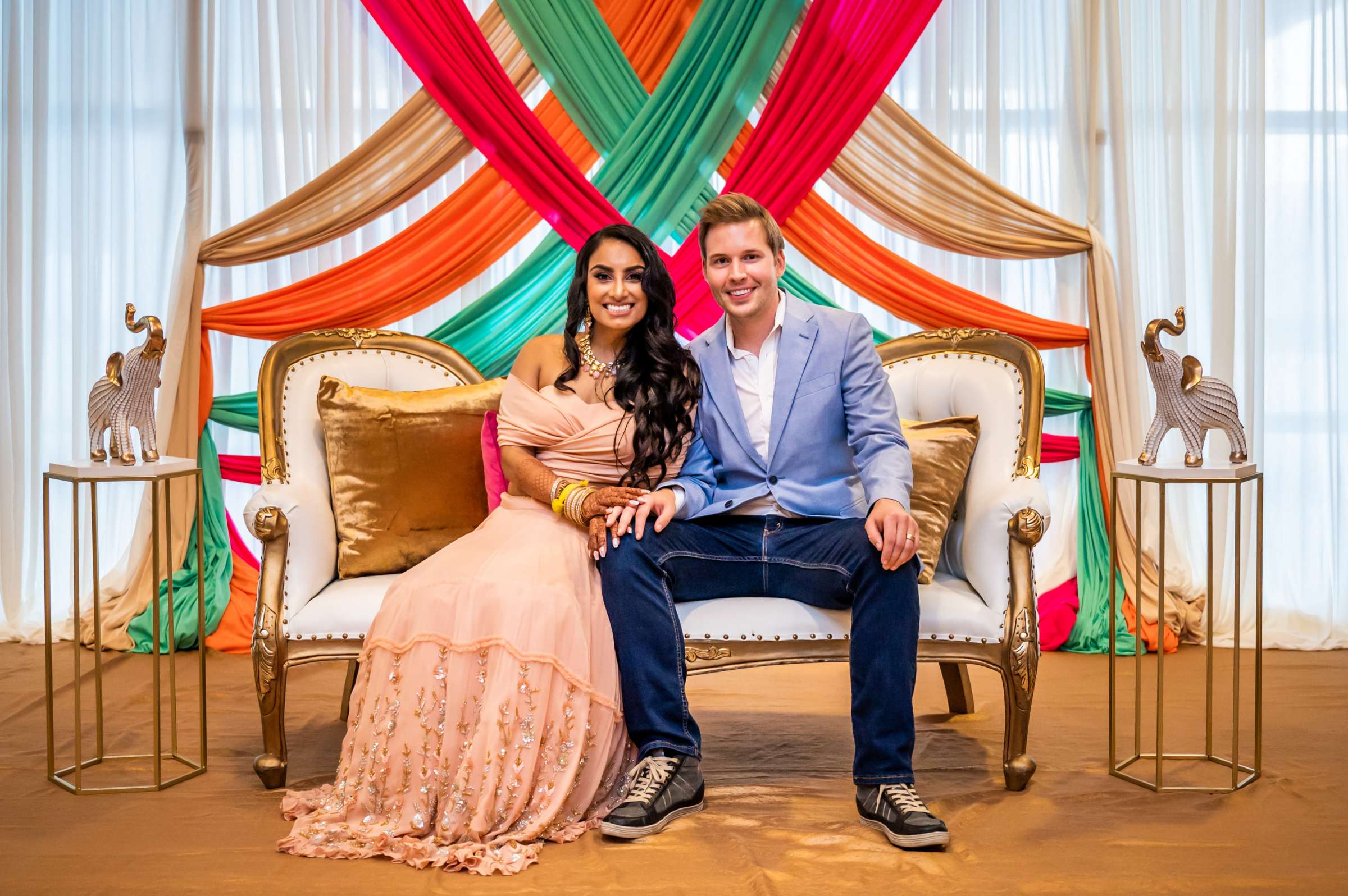 Hilton San Diego Bayfront Event, Shivani and Joey Mehndi, Haldi and Sangeet Event Photo #21 by True Photography