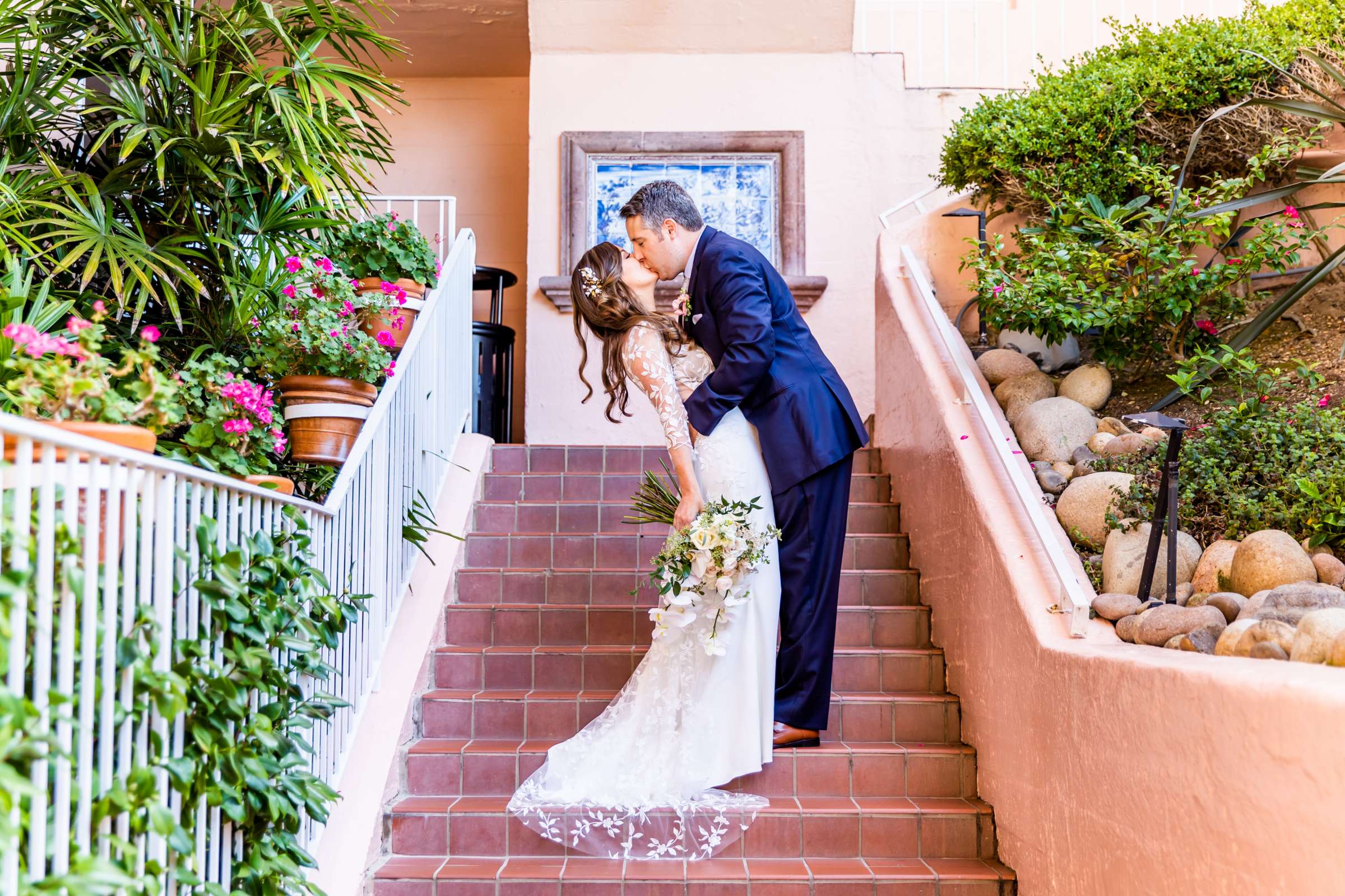 La Valencia Wedding coordinated by First Comes Love Weddings & Events, Courtney and Mike Wedding Photo #21 by True Photography