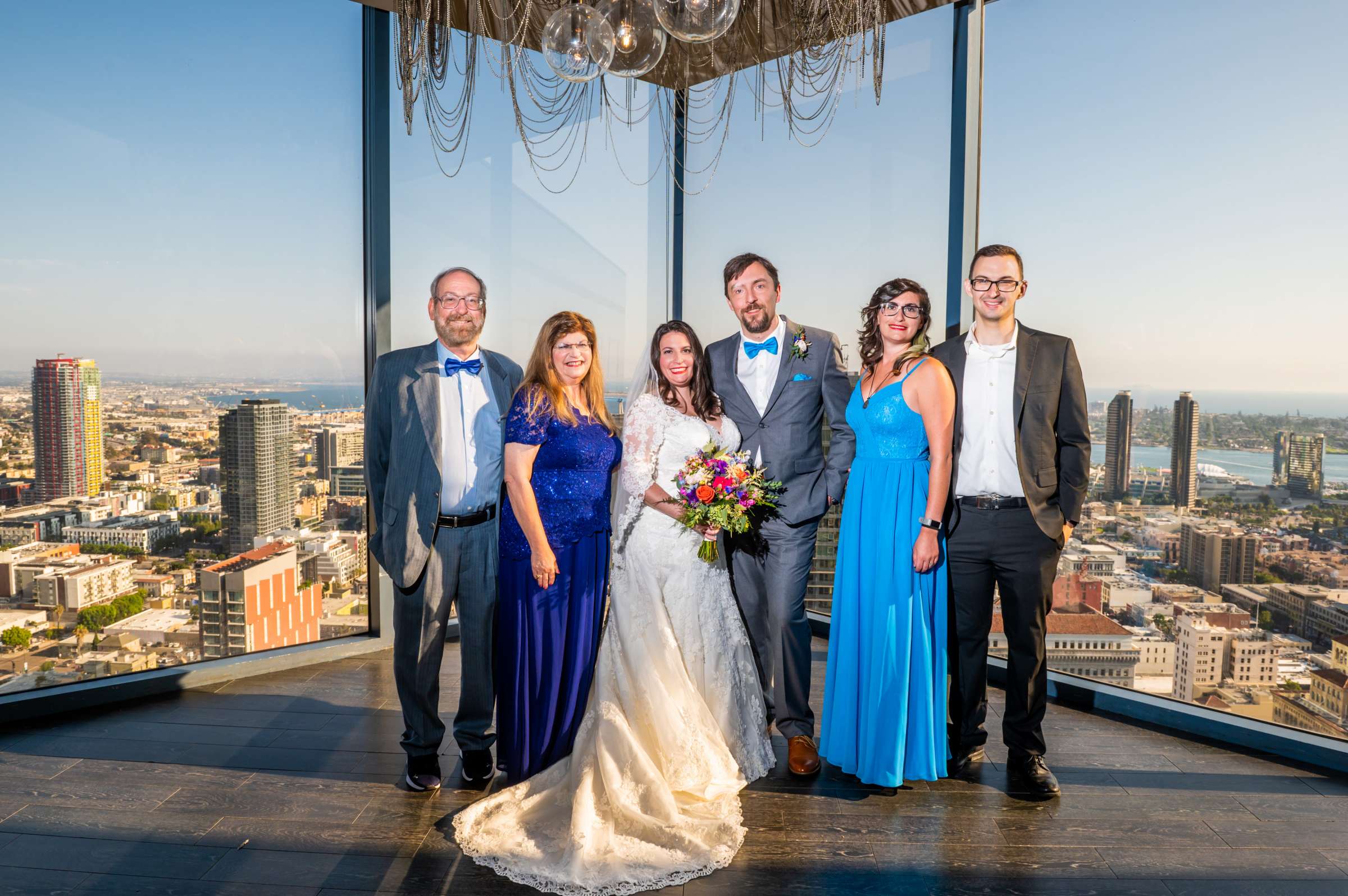 The University Club Atop Symphony Towers Wedding coordinated by Events Inspired SD, Sarah and Andreas Wedding Photo #56 by True Photography