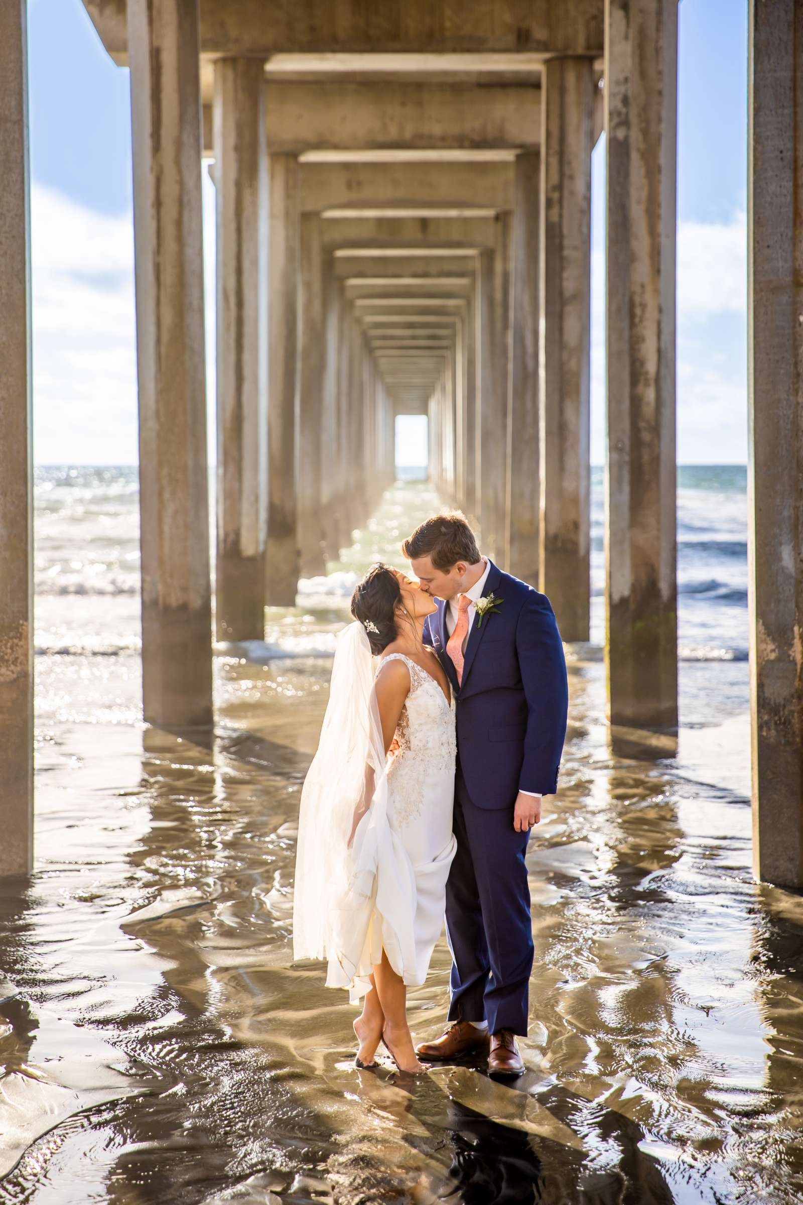 Scripps Seaside Forum Wedding coordinated by The Best Wedding For You, Brandi and Gregory Wedding Photo #145 by True Photography