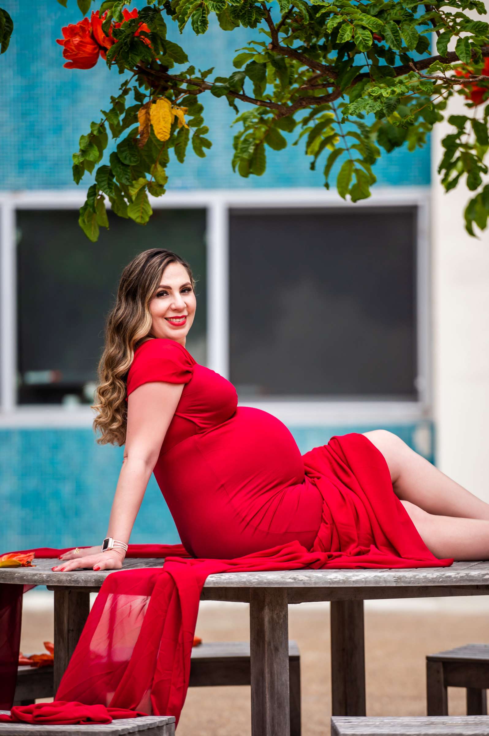 Scripps Seaside Forum Maternity Photo Session, Maribel B Maternity Photo #2 by True Photography