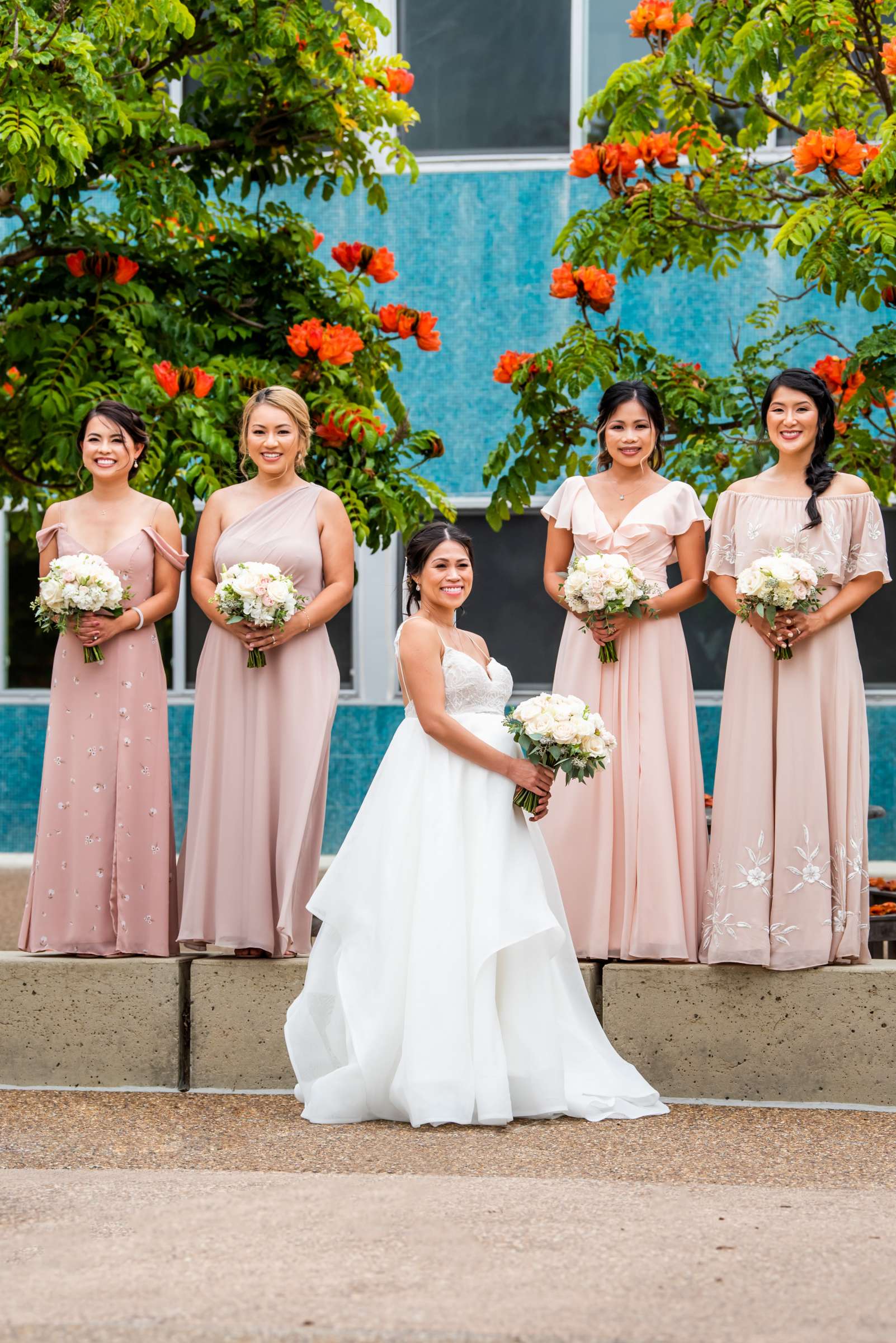 Scripps Seaside Forum Wedding coordinated by Willmus Weddings, Quynh and Tyler Wedding Photo #5 by True Photography