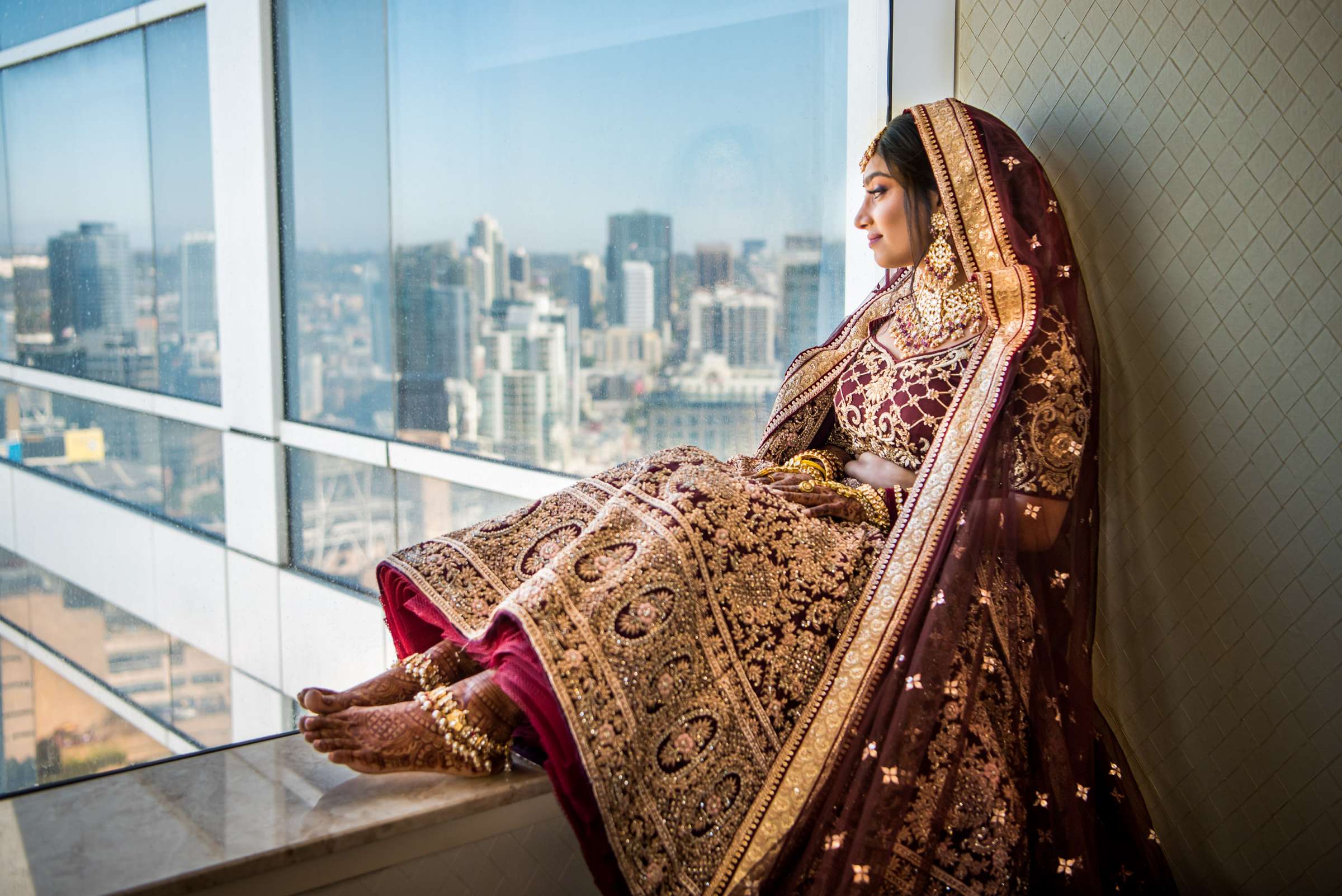 Hilton San Diego Bayfront Wedding coordinated by Reva Event, Shivani and Joey Wedding Photo #13 by True Photography