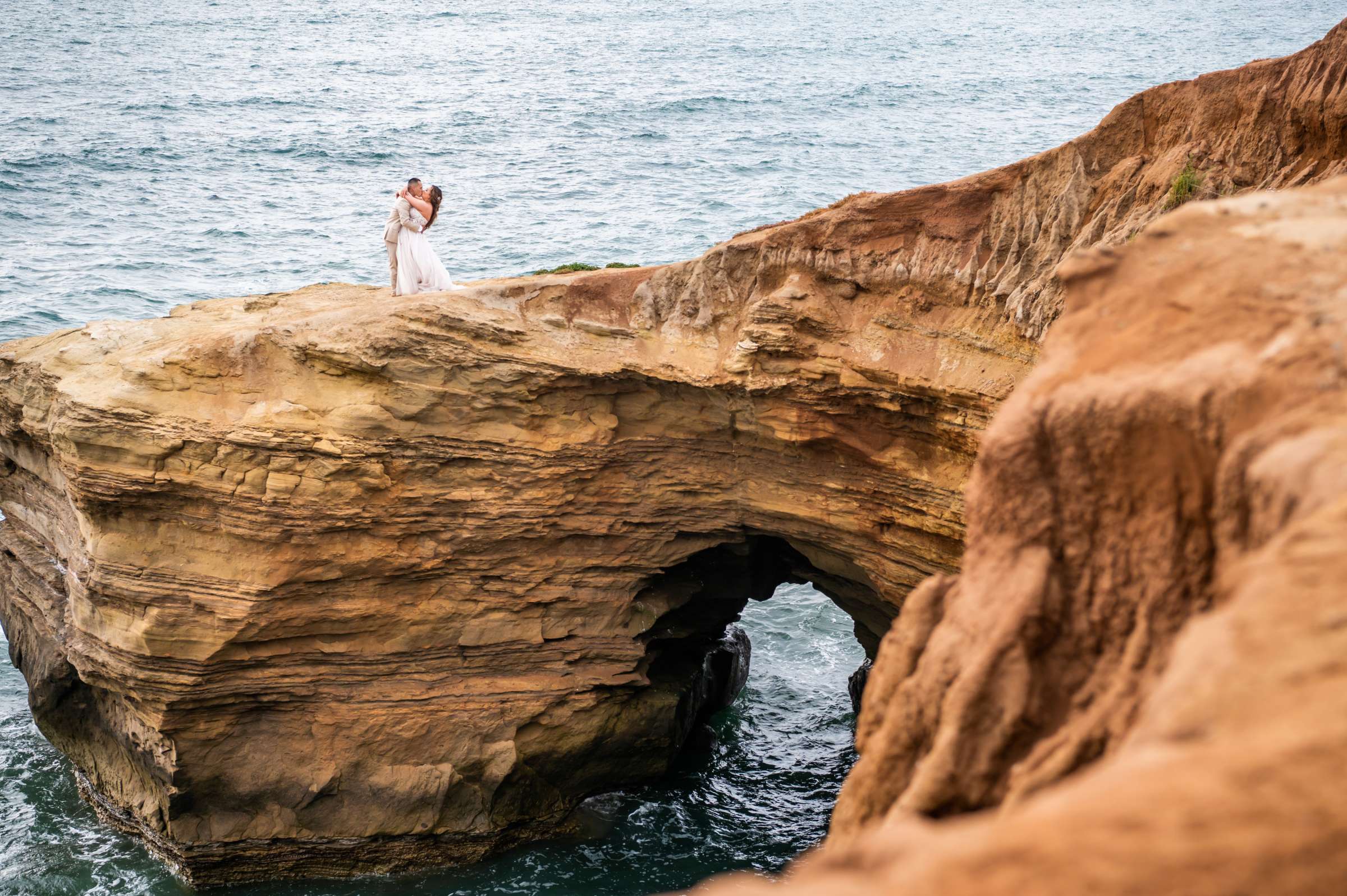 Sunset Cliffs Wedding coordinated by OhMissy Events, Victoria and Vanderson Wedding Photo #68 by True Photography