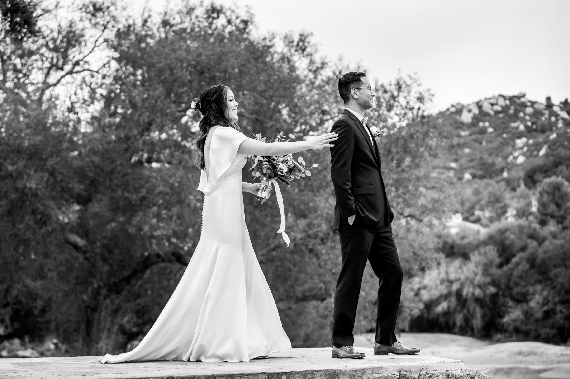 Mt Woodson Castle Wedding coordinated by Personal Touch Dining, Rebecca and Philip Wedding Photo #26 by True Photography