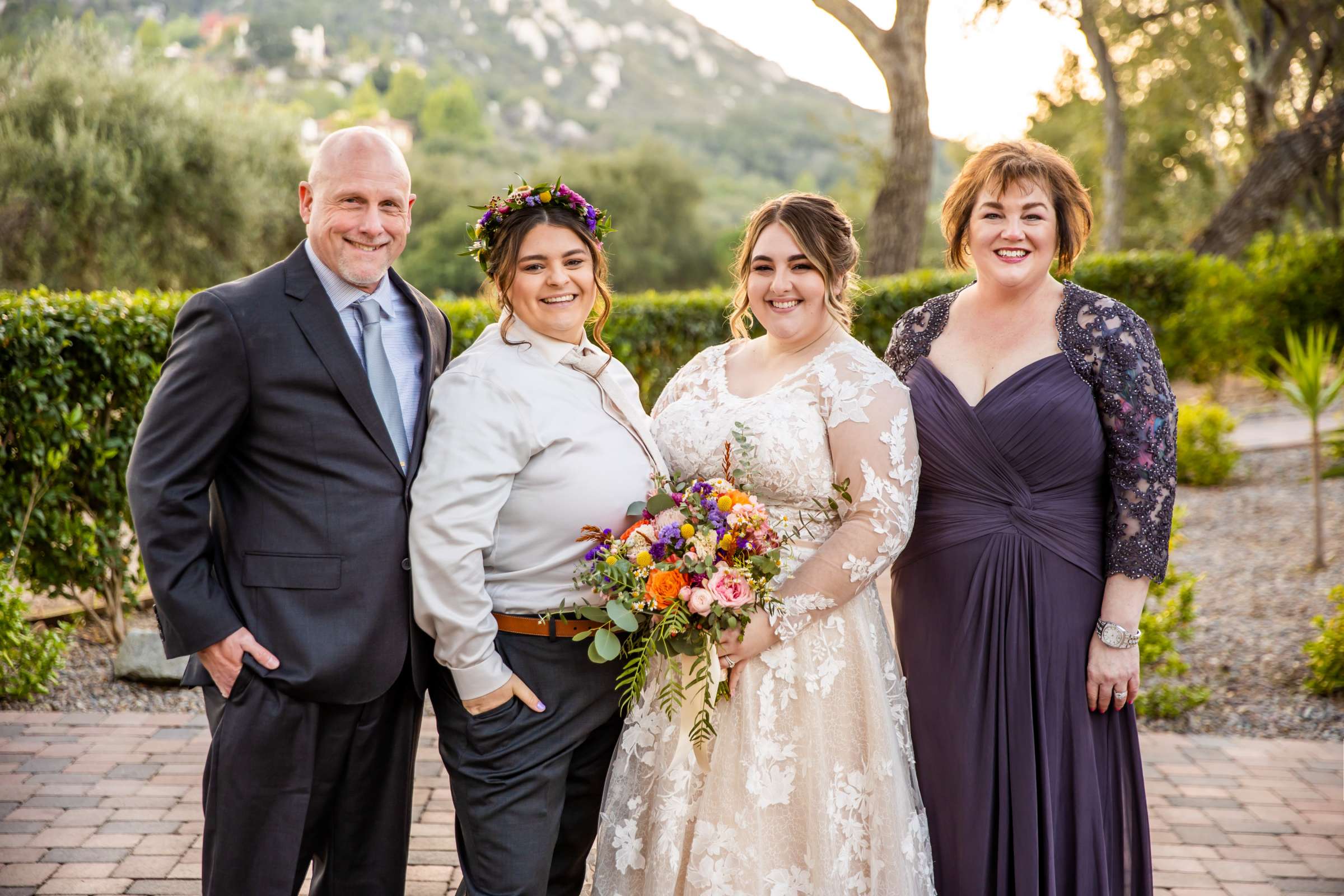 Mt Woodson Castle Wedding coordinated by Personal Touch Dining, Courtney and Aly Wedding Photo #102 by True Photography