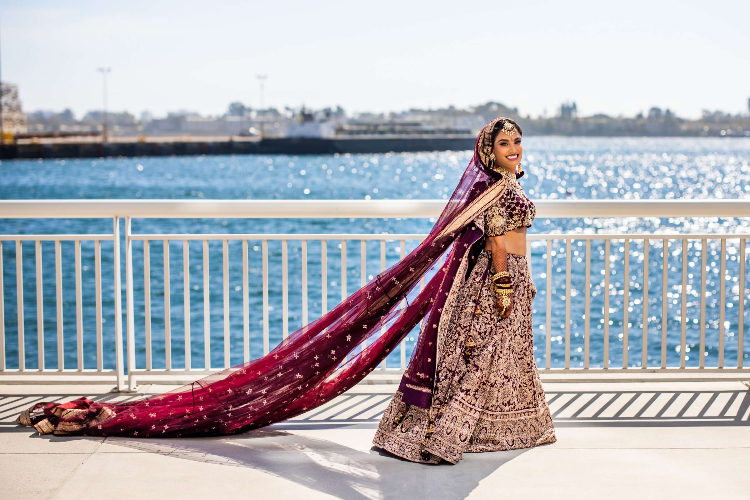 Hilton San Diego Bayfront Wedding coordinated by Reva Event, Shivani and Joey Wedding Photo #12 by True Photography