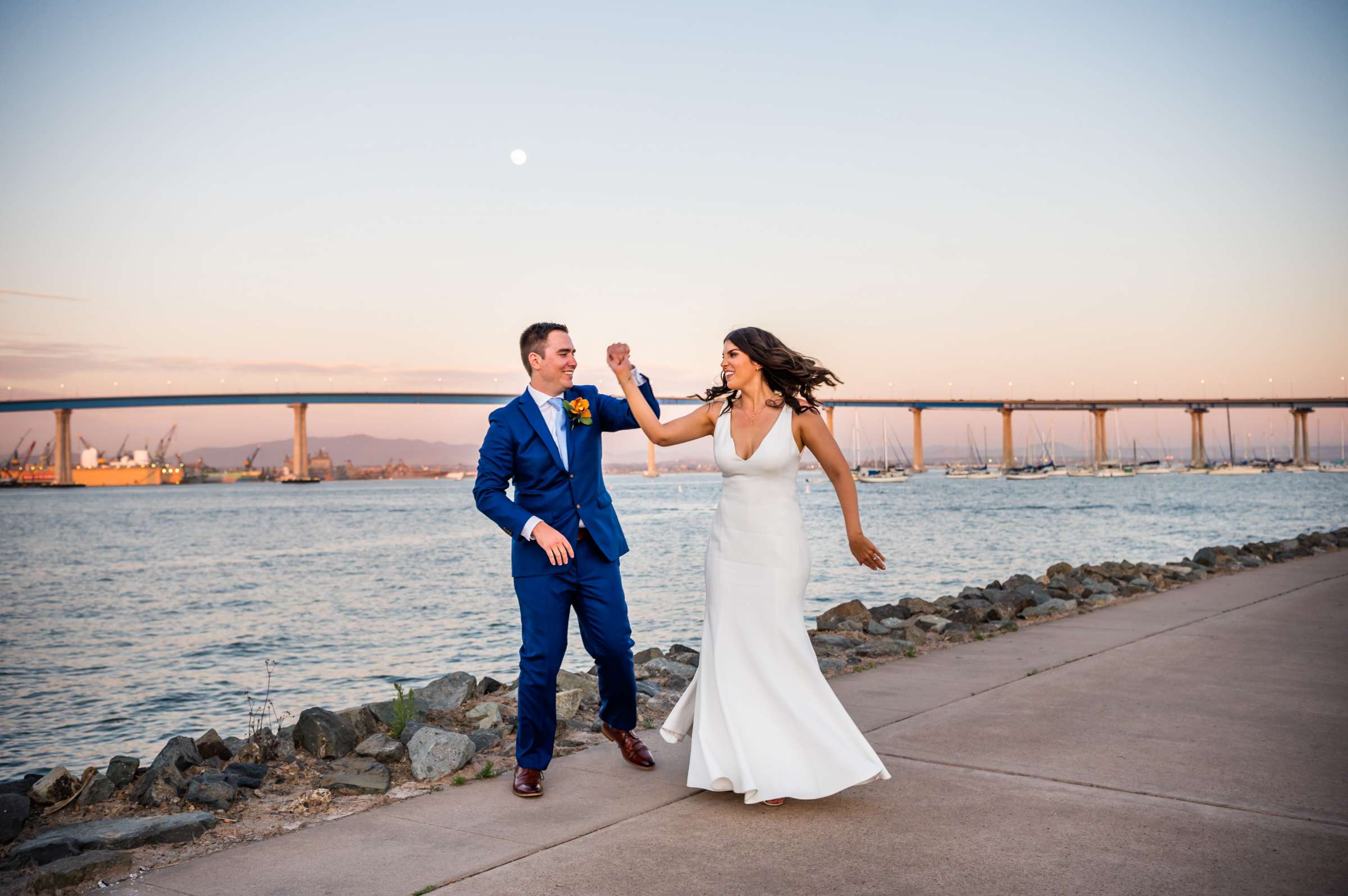 Coronado Island Marriott Resort & Spa Wedding coordinated by Moments Remembered Events, Elizabeth and Michael Wedding Photo #102 by True Photography