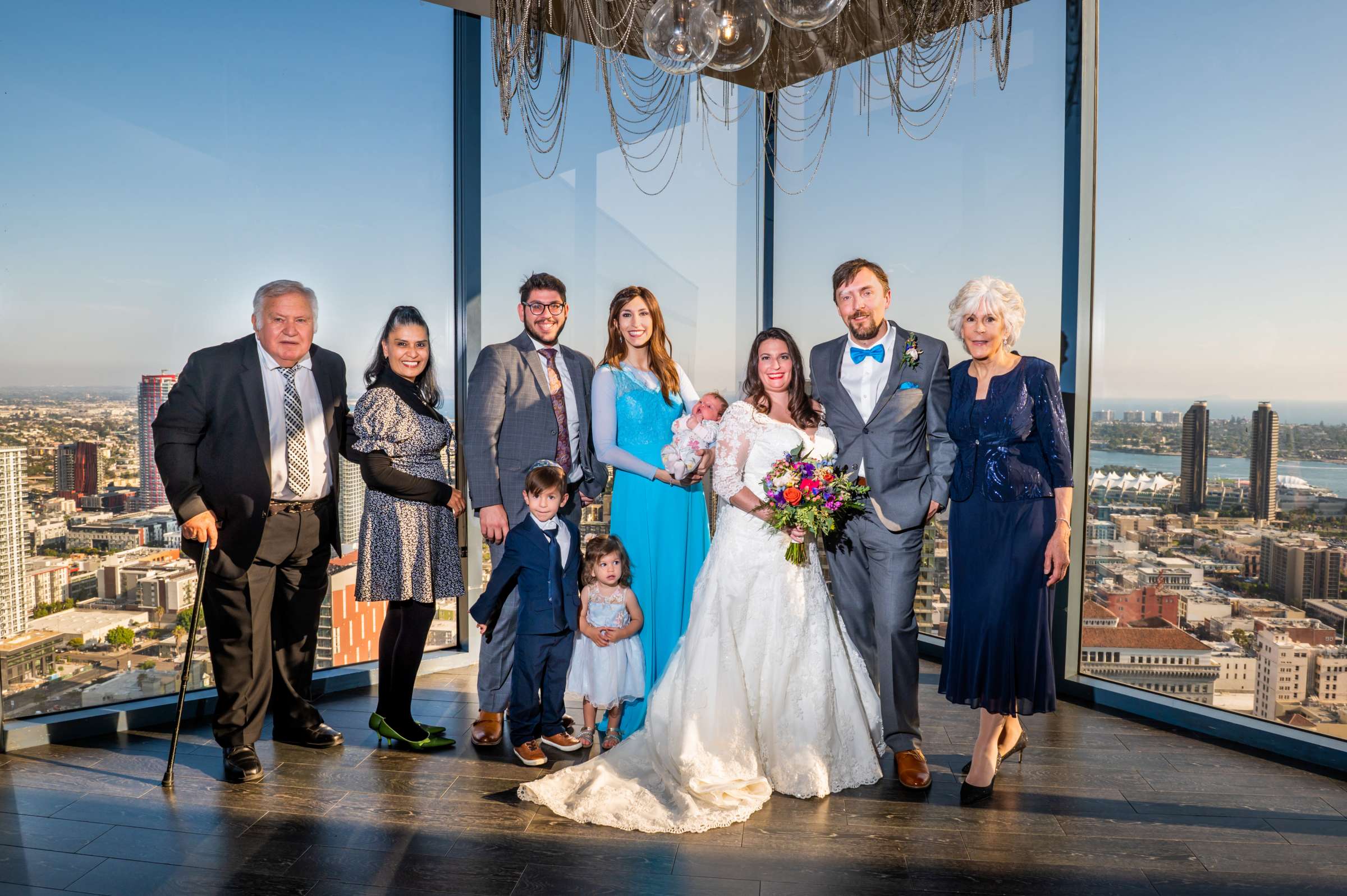 The University Club Atop Symphony Towers Wedding coordinated by Events Inspired SD, Sarah and Andreas Wedding Photo #60 by True Photography