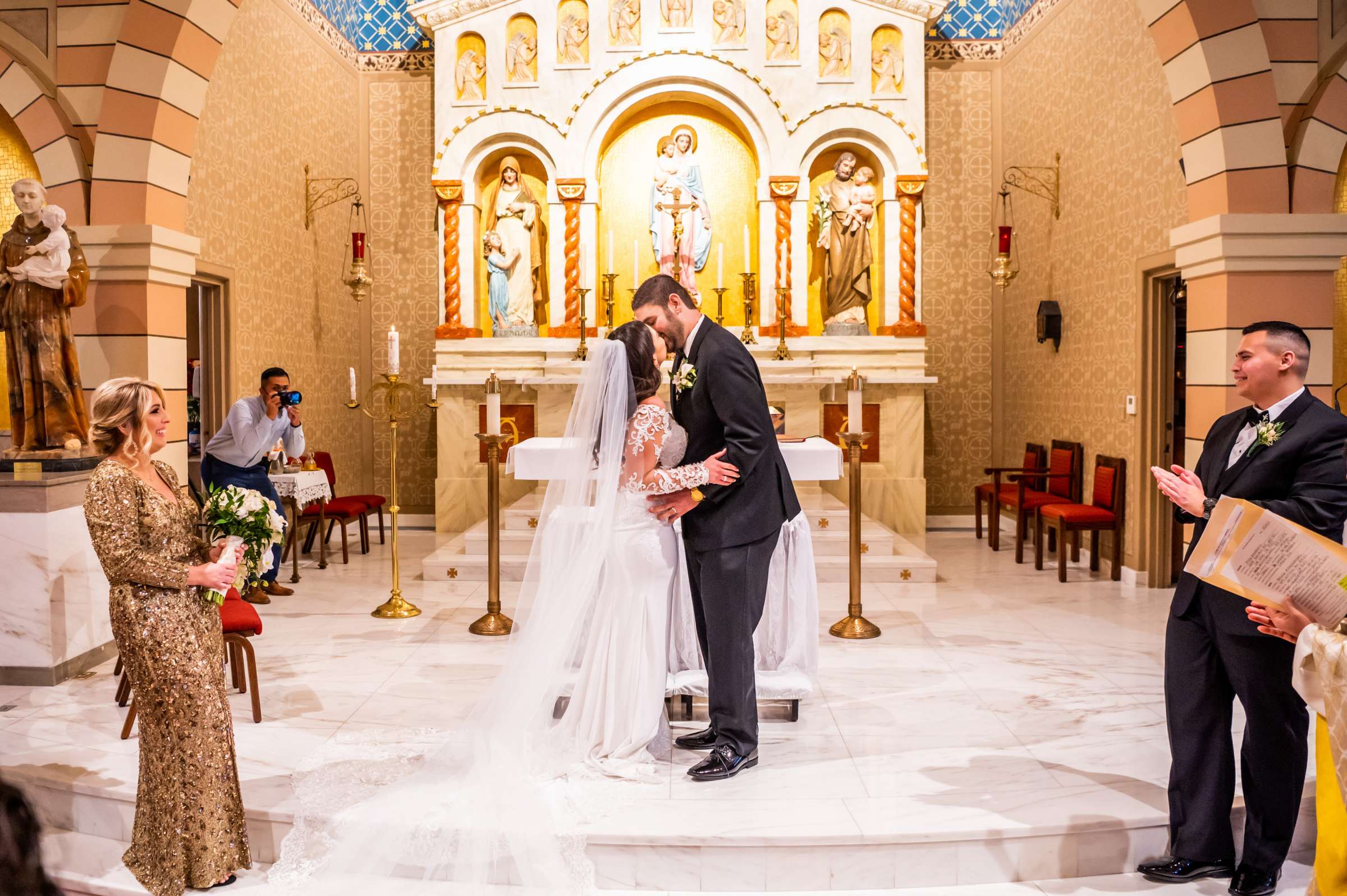 Our Lady of the Rosary Wedding coordinated by Events Inspired SD, Amanda and Phillip Wedding Photo #8 by True Photography