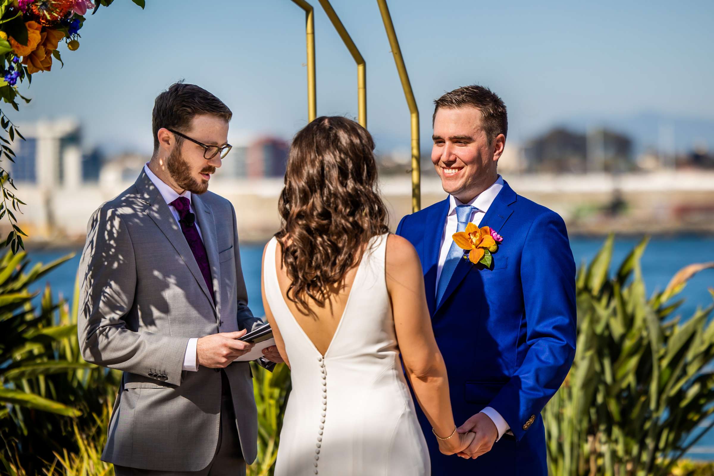 Coronado Island Marriott Resort & Spa Wedding coordinated by Moments Remembered Events, Elizabeth and Michael Wedding Photo #64 by True Photography