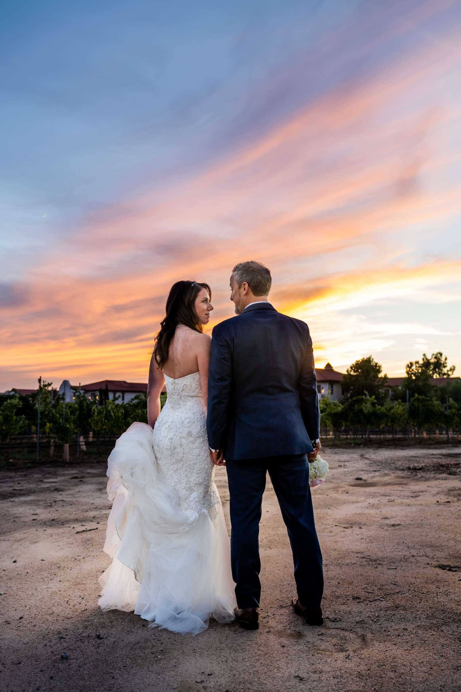 Ponte Estate Winery Wedding coordinated by First Comes Love Weddings & Events, Shamaine and Emerson Wedding Photo #2 by True Photography