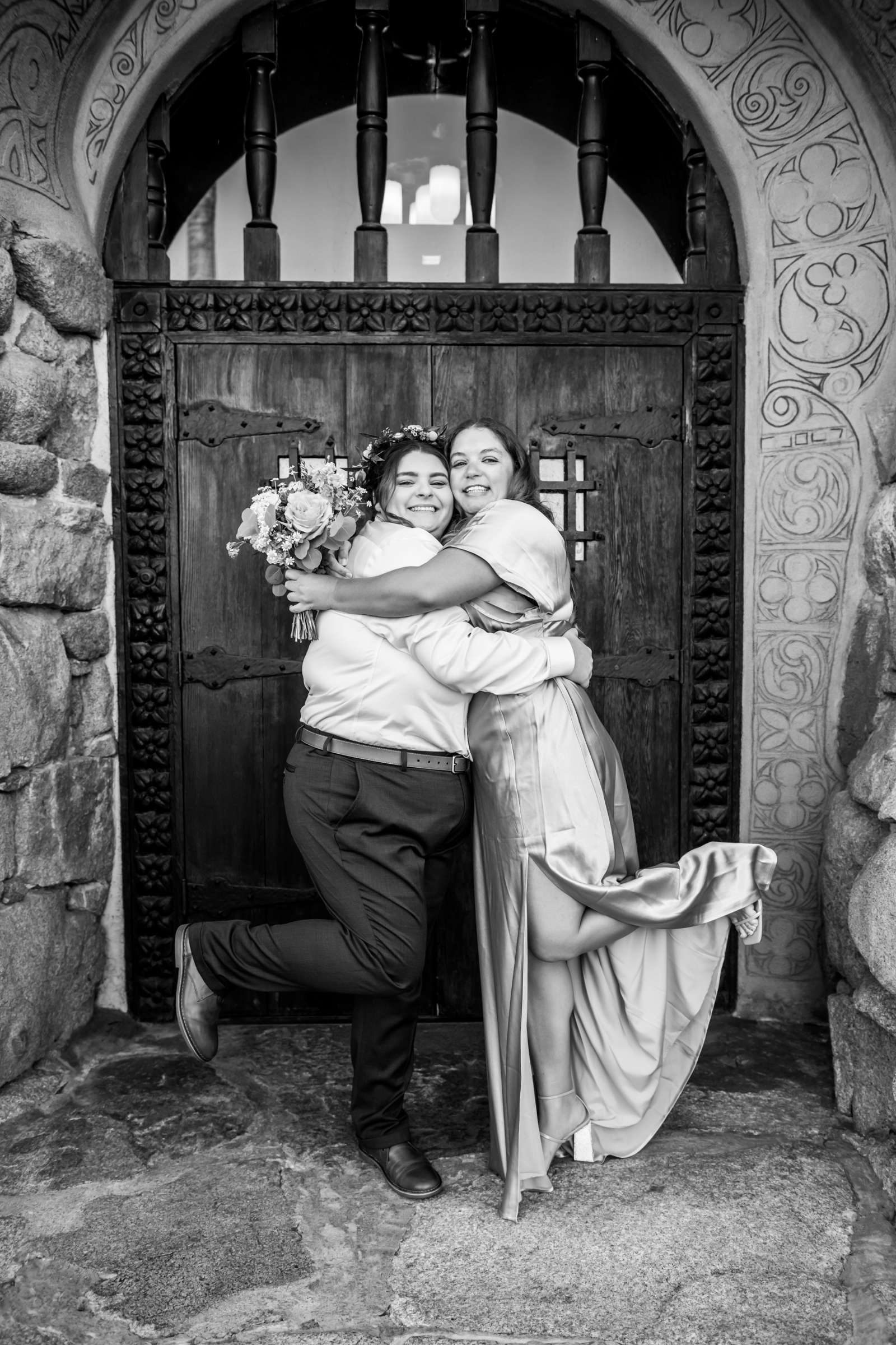 Mt Woodson Castle Wedding coordinated by Personal Touch Dining, Courtney and Aly Wedding Photo #56 by True Photography