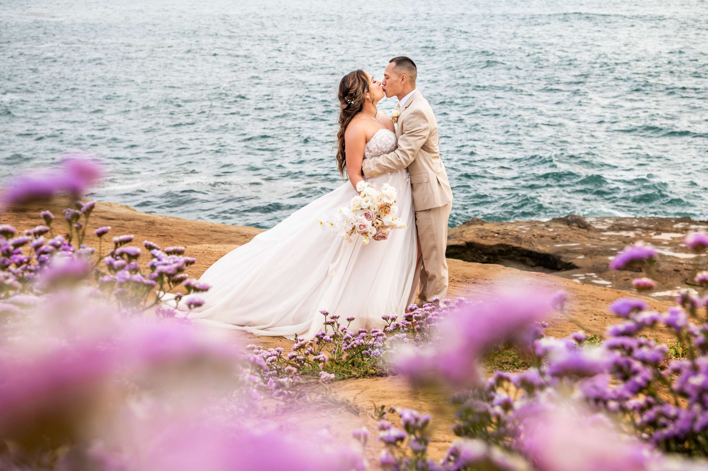 Sunset Cliffs Wedding coordinated by OhMissy Events, Victoria and Vanderson Wedding Photo #63 by True Photography