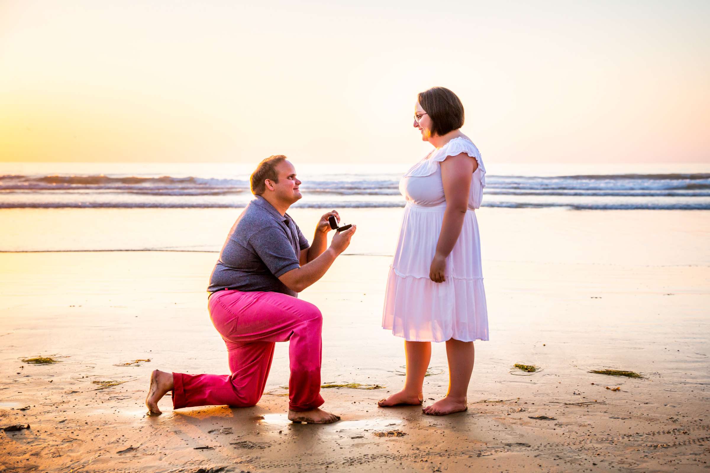 Scripps Seaside Forum Engagement, Candice and Jason Engagement Photo #1 by True Photography