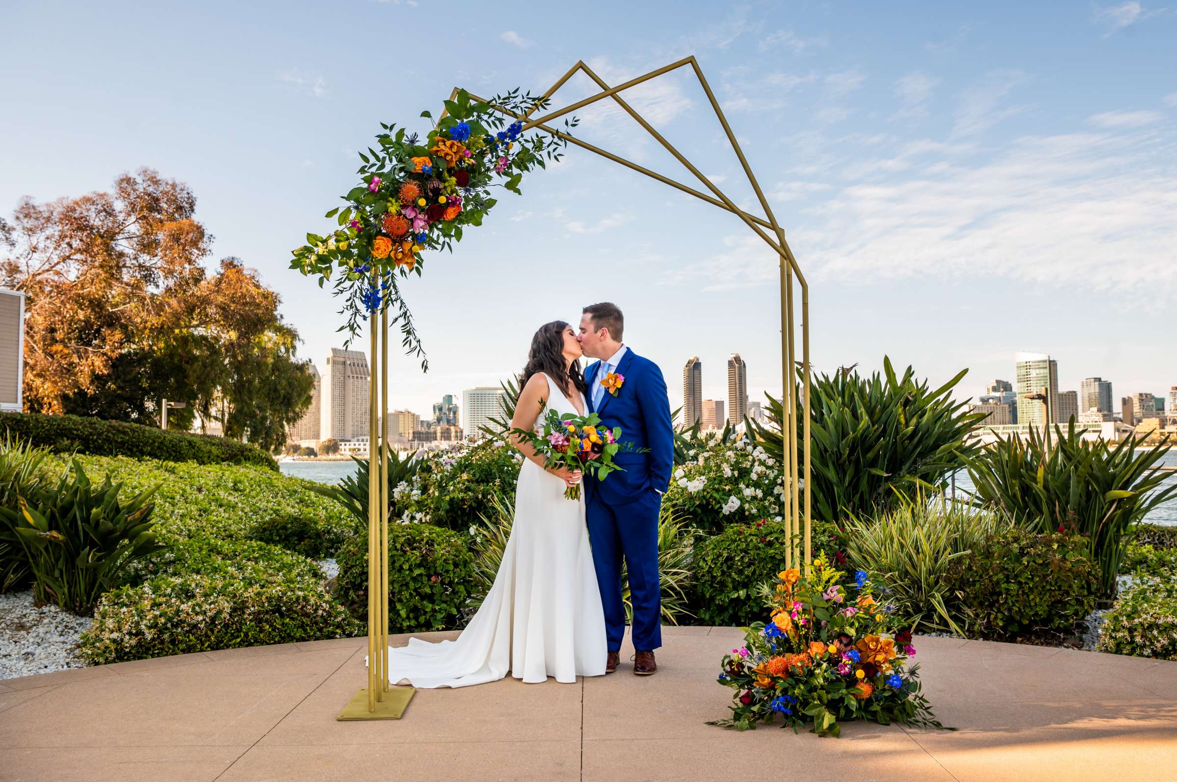 Coronado Island Marriott Resort & Spa Wedding coordinated by Moments Remembered Events, Elizabeth and Michael Wedding Photo #82 by True Photography