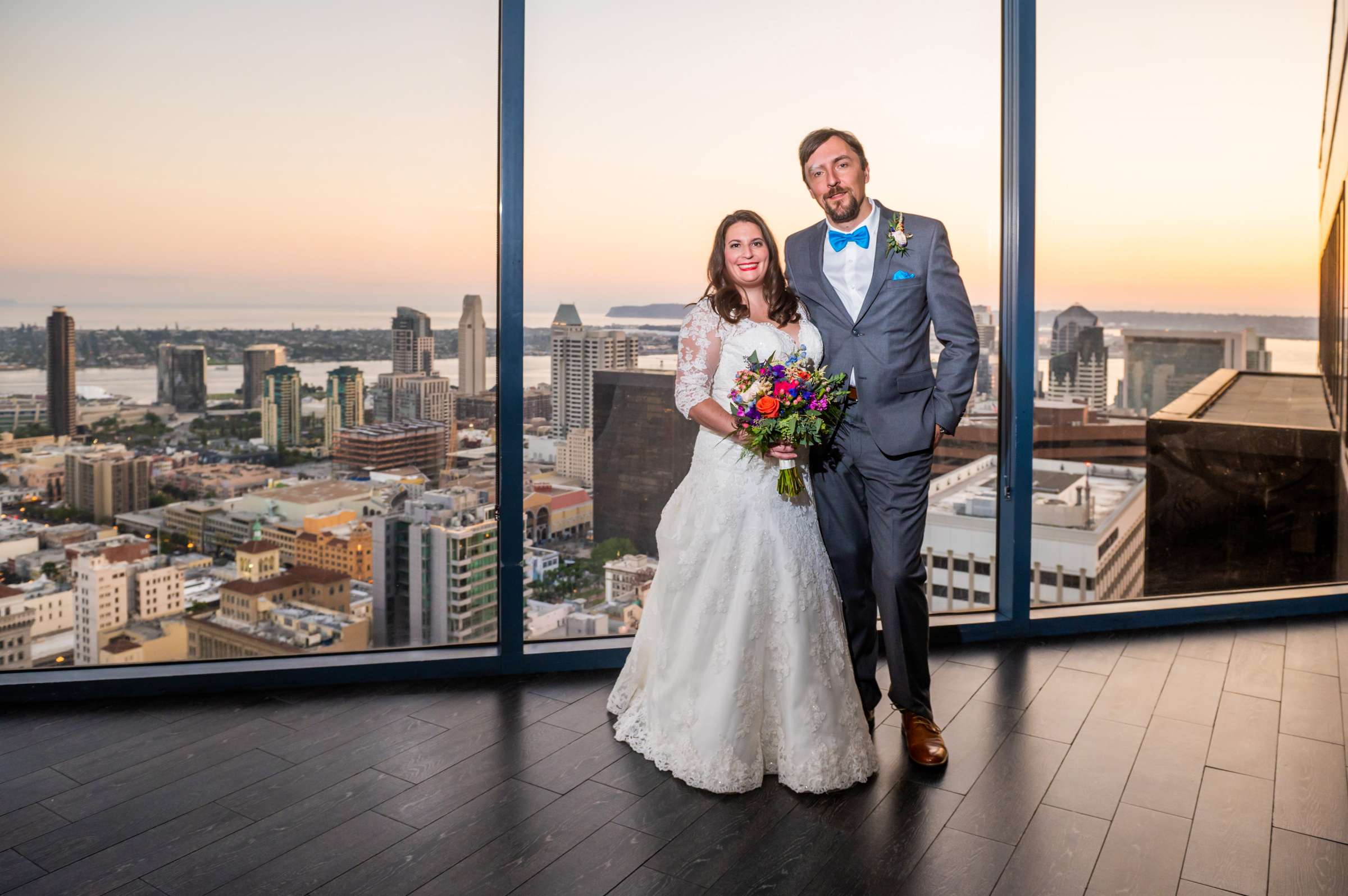 The University Club Atop Symphony Towers Wedding coordinated by Events Inspired SD, Sarah and Andreas Wedding Photo #69 by True Photography