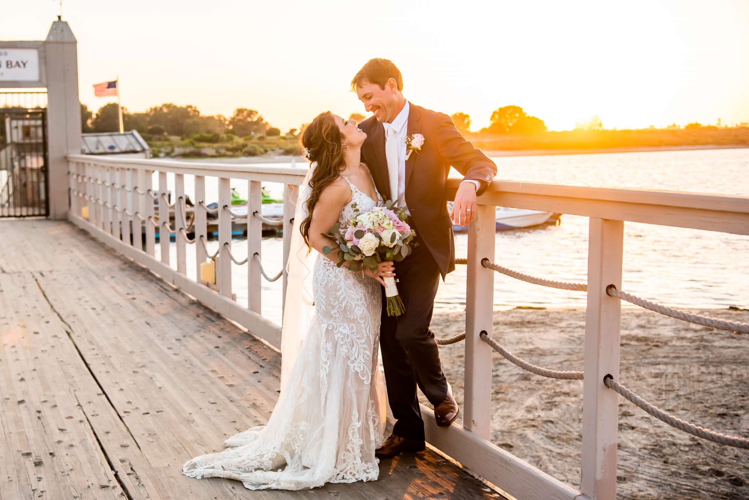 San Diego Mission Bay Resort Wedding coordinated by Elements of Style, Maggie and Eric Wedding Photo #169 by True Photography