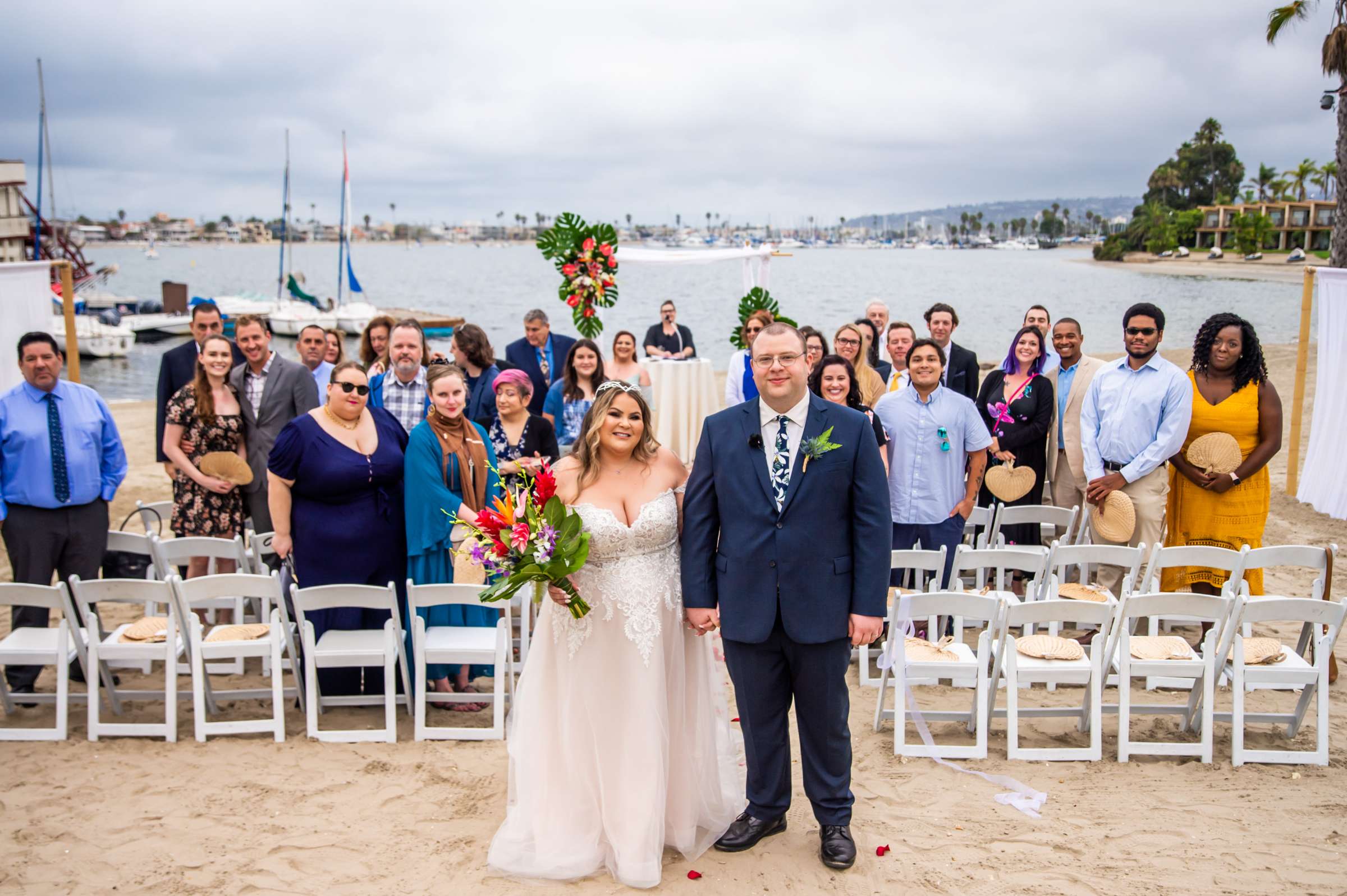 Bahia Hotel Wedding coordinated by Blissful Weddings & Co., Natalie and Joe Wedding Photo #4 by True Photography