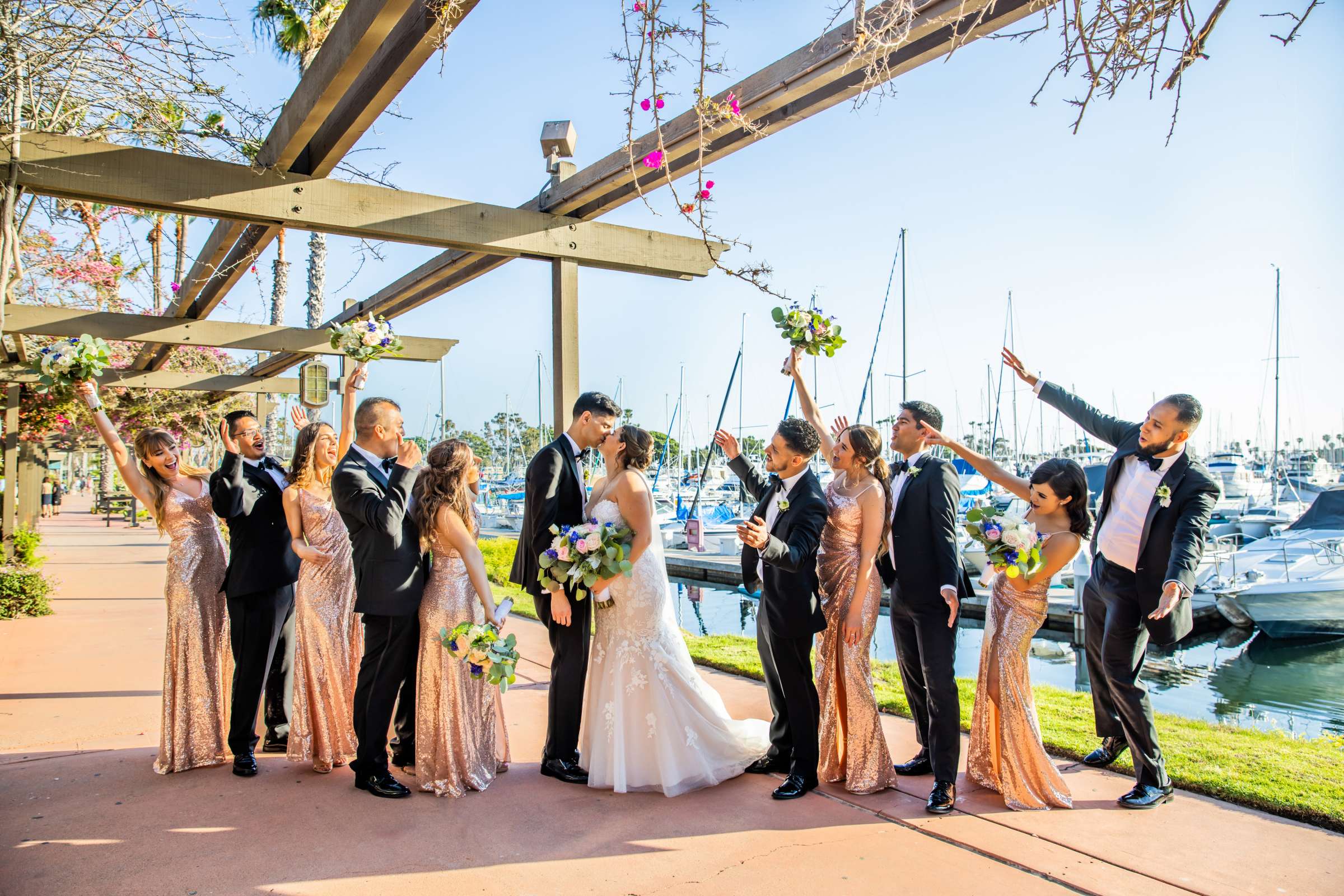 Marina Village Conference Center Wedding coordinated by Leviosa Events, Gabriella and Joel Wedding Photo #18 by True Photography