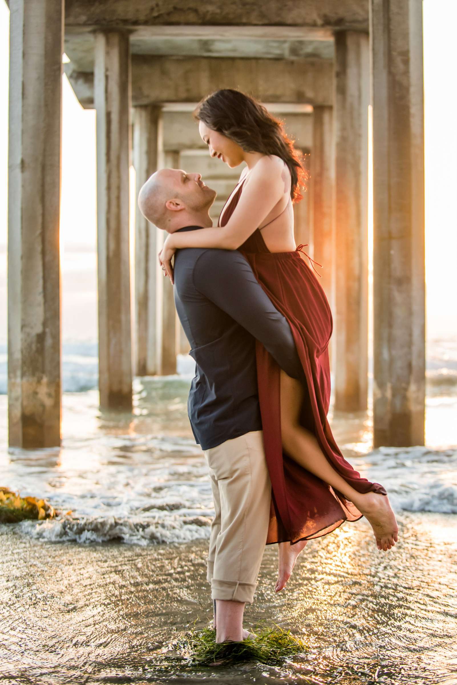 Scripps Seaside Forum Engagement, Joyce and Stephen Engagement Photo #637592 by True Photography