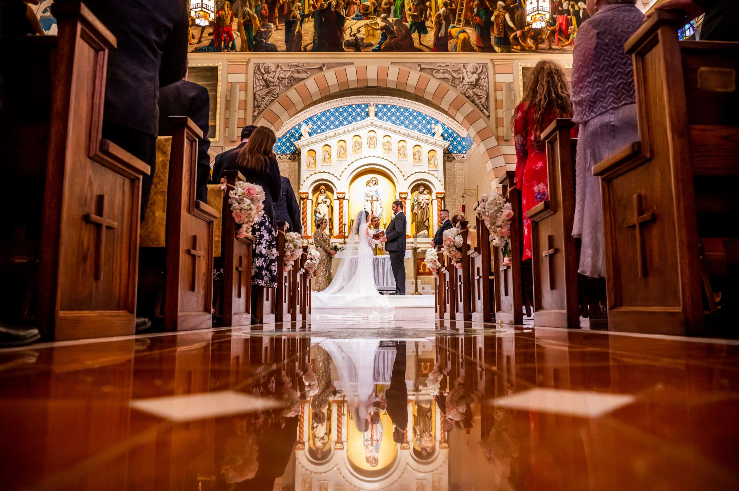 Our Lady of the Rosary Wedding coordinated by Events Inspired SD, Amanda and Phillip Wedding Photo #7 by True Photography