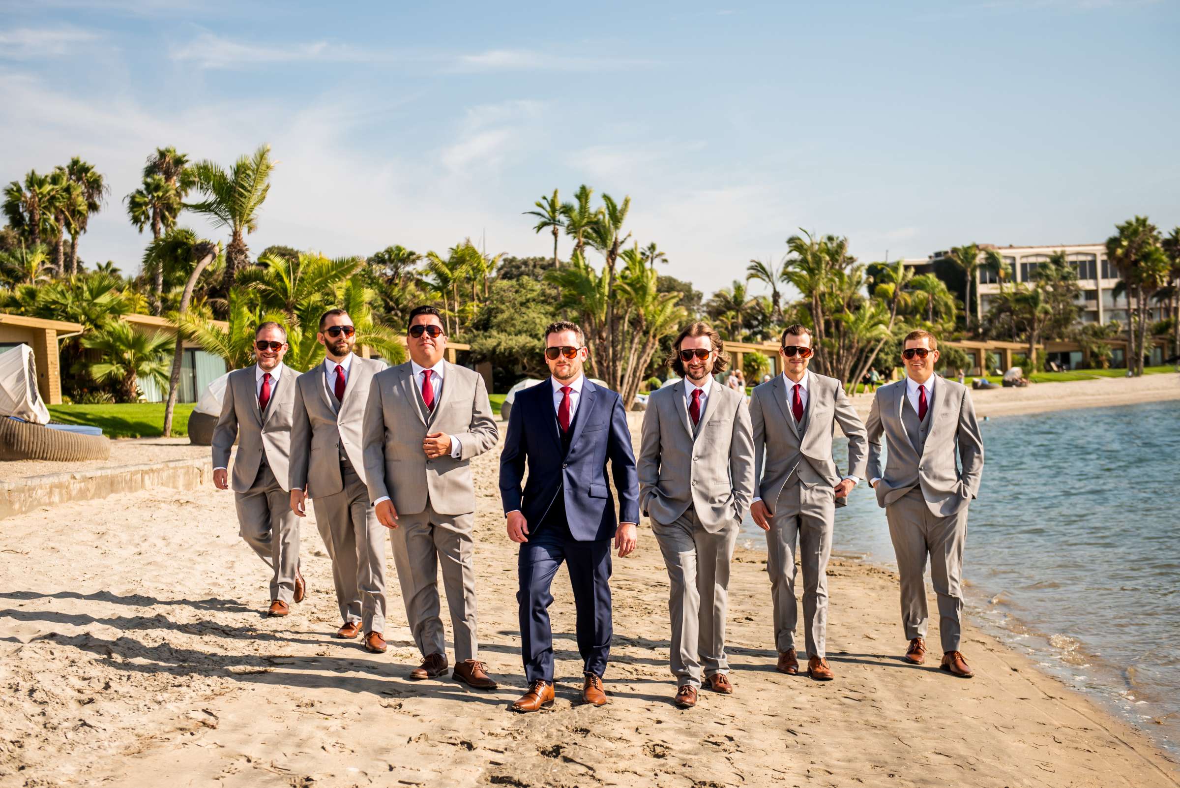 Bahia Hotel Wedding coordinated by Events Inspired SD, Melissa and Jeff Wedding Photo #7 by True Photography