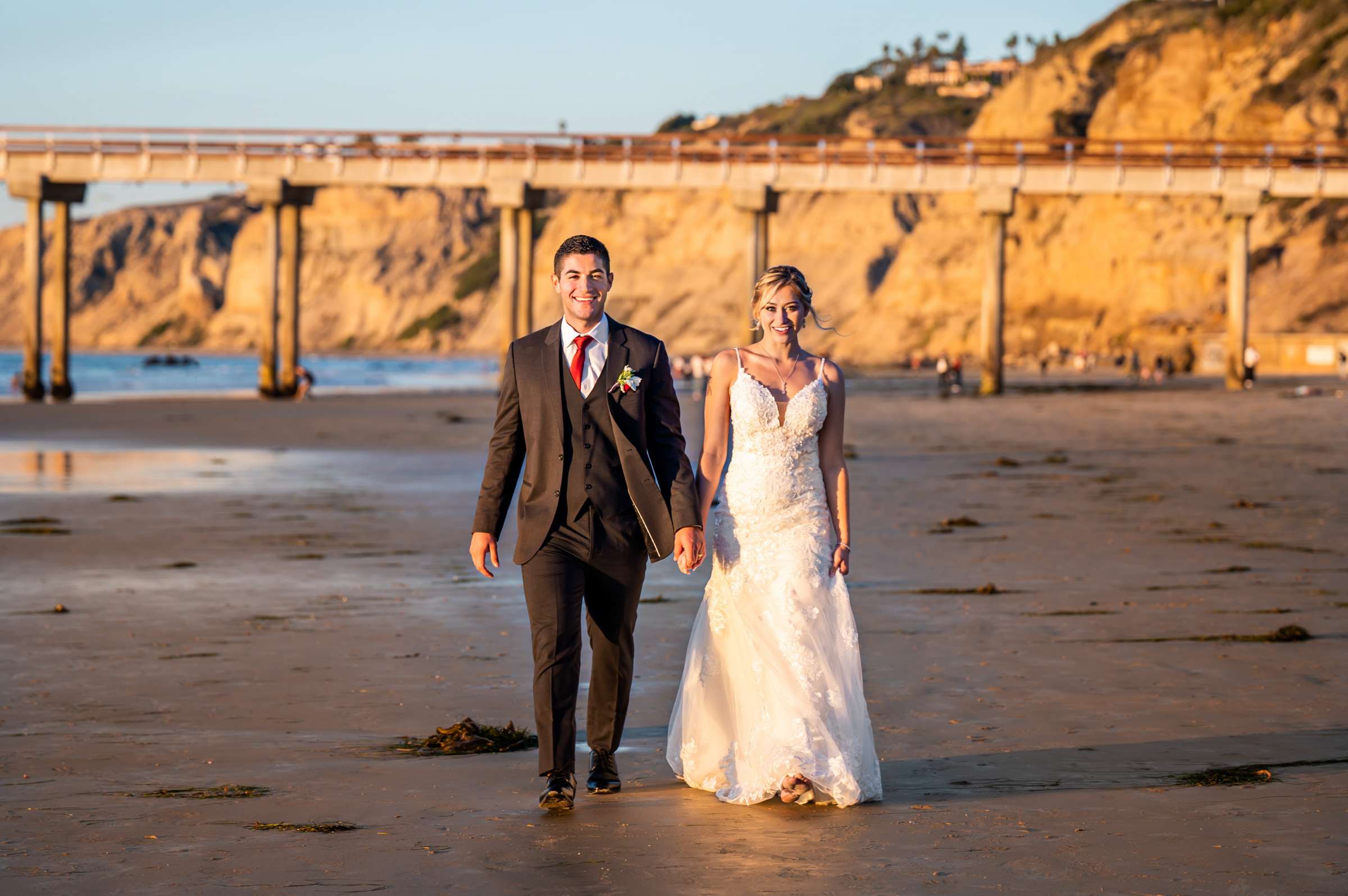Scripps Seaside Forum Wedding coordinated by The Abbey Catering, Jaclyn and Tyler Wedding Photo #84 by True Photography